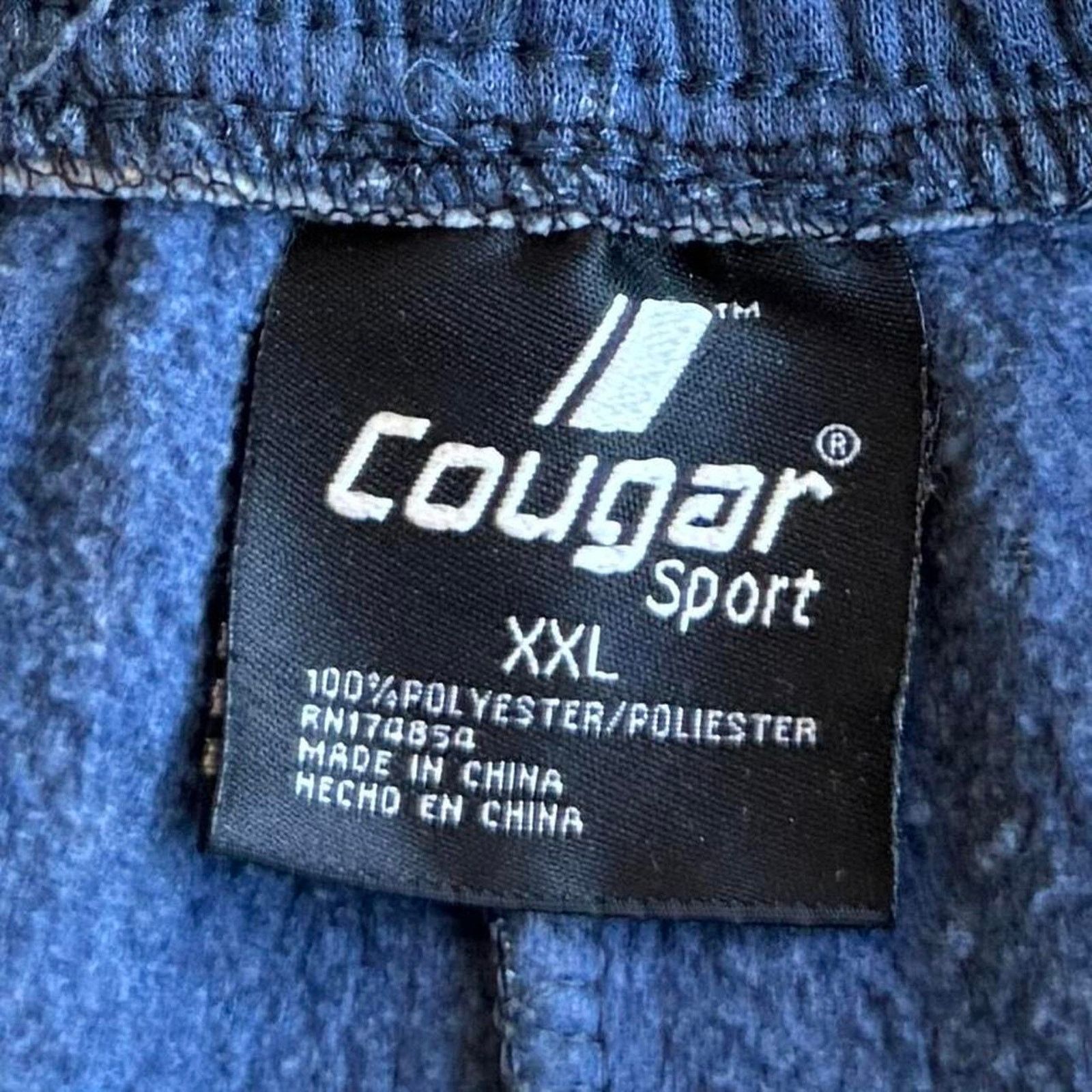 Vintage Tonal Blue Essential Cargo Sport Sweatpants Size US 34 / EU 50 - 3 Thumbnail