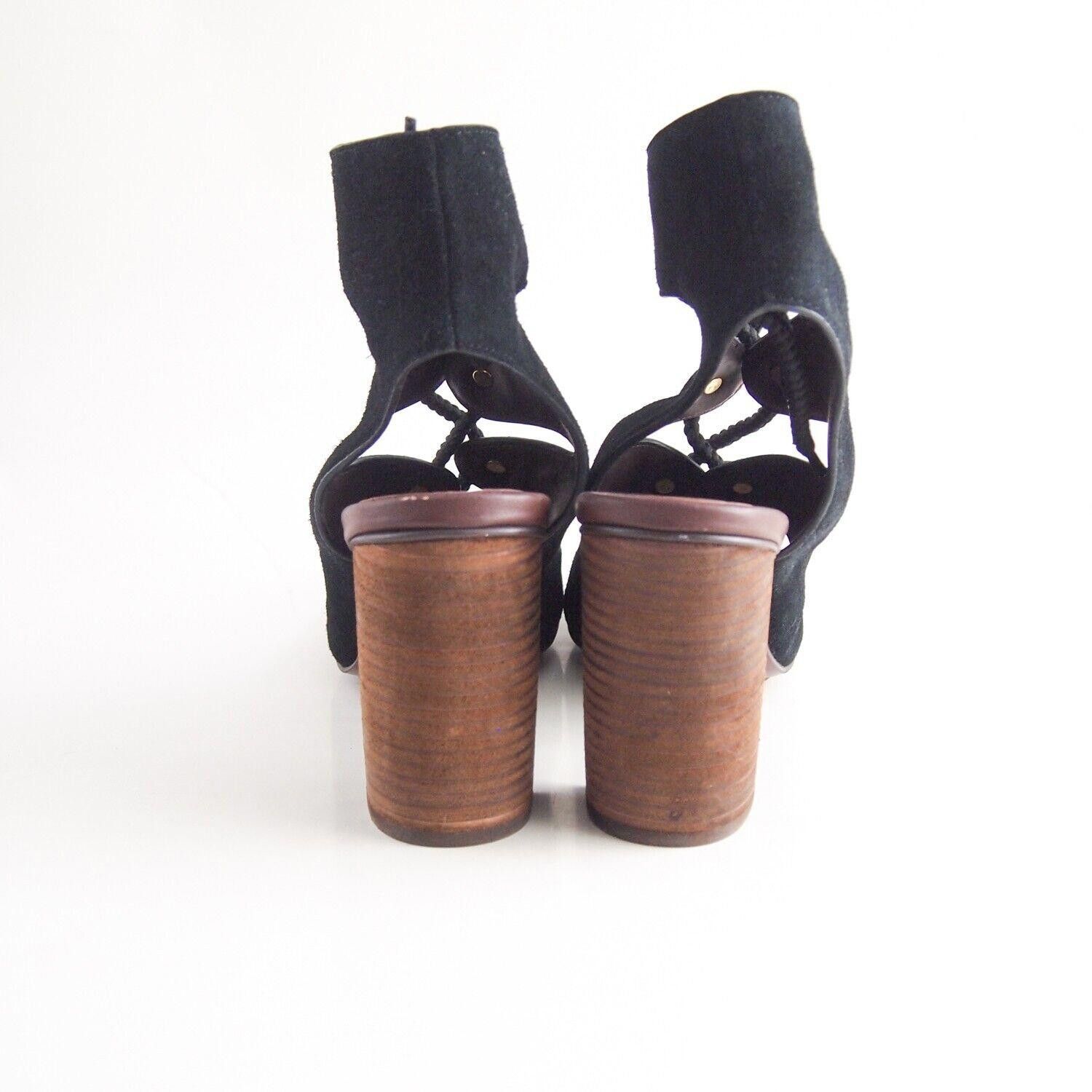 See by Chloe See By Chloe Sandals Booties Black Suede Size US 9.5 EU 39.5 Size US 9.5 / IT 39.5 - 5 Thumbnail