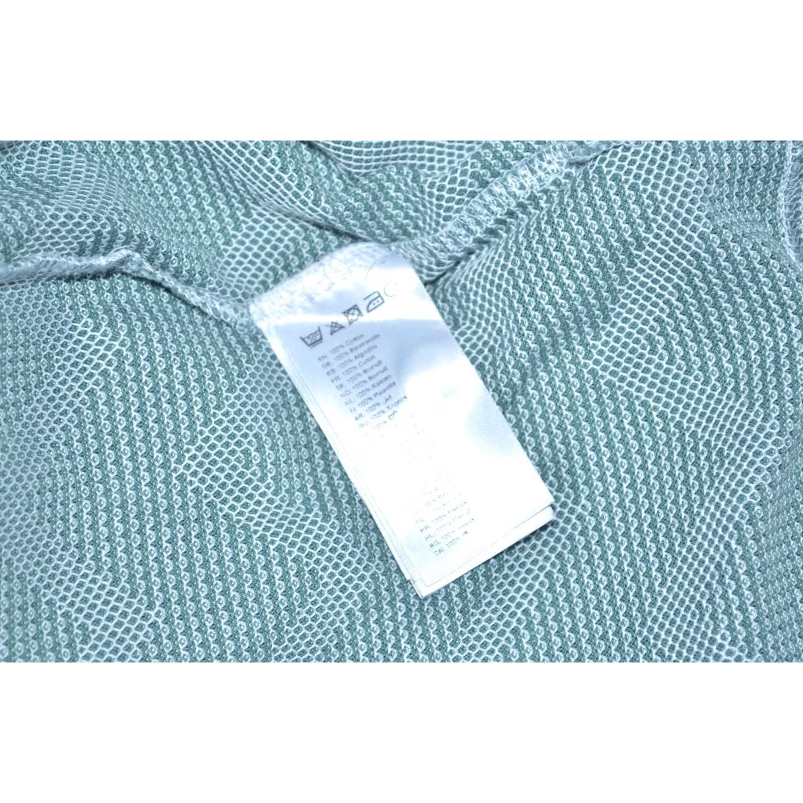 Eton Eton Polo Shirt Men Slim Fit Pique Cotton Short Sleeve Mint Green XL Polo Shirt Mens Green Slim Fit Casual Shirt Size US XL / EU 56 / 4 - 6 Thumbnail