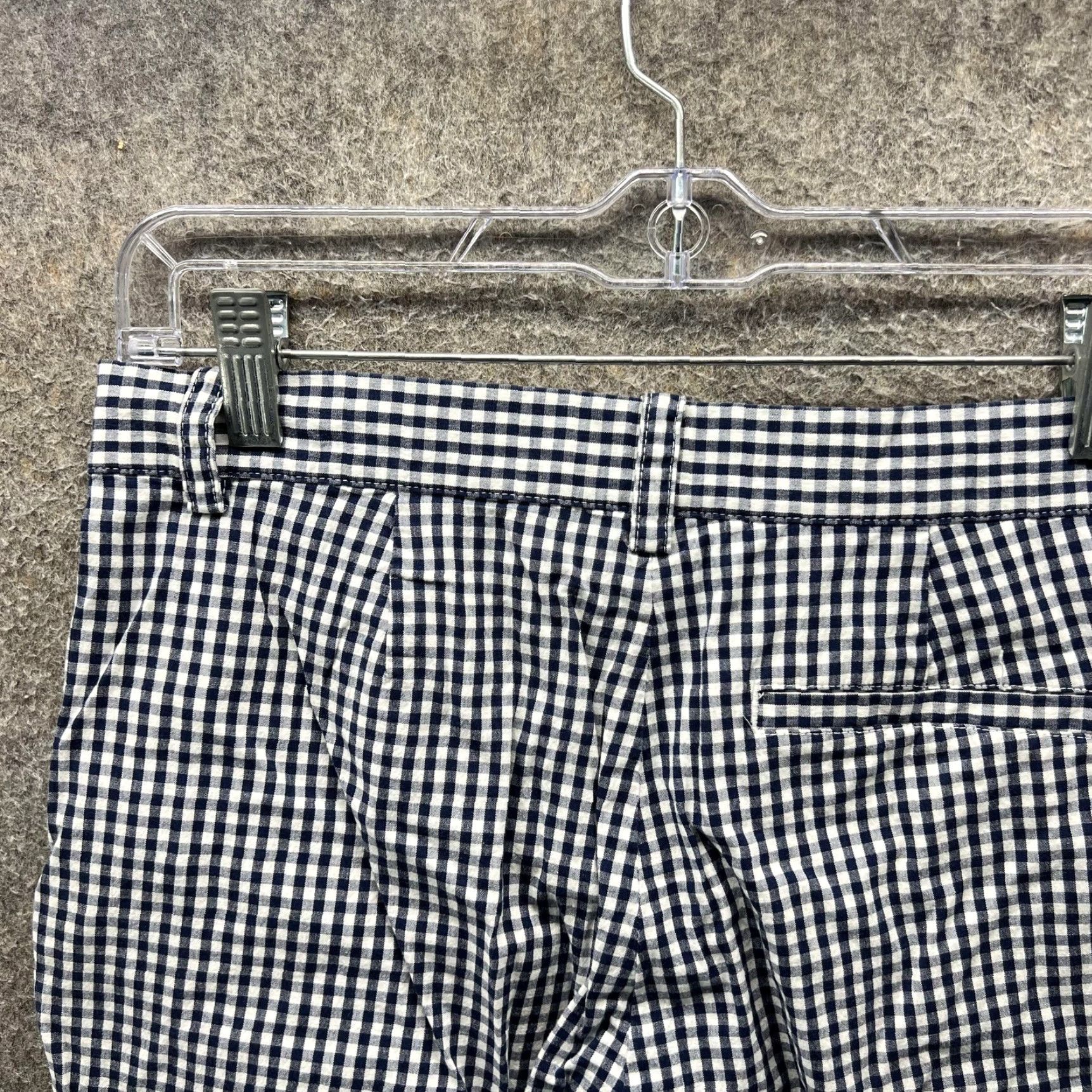 Ralph Lauren Lauren Active Ralph Lauren Pants Womens 4 Blue Check Capri Stretch Casual Size 27" / US 4 / IT 40 - 4 Thumbnail