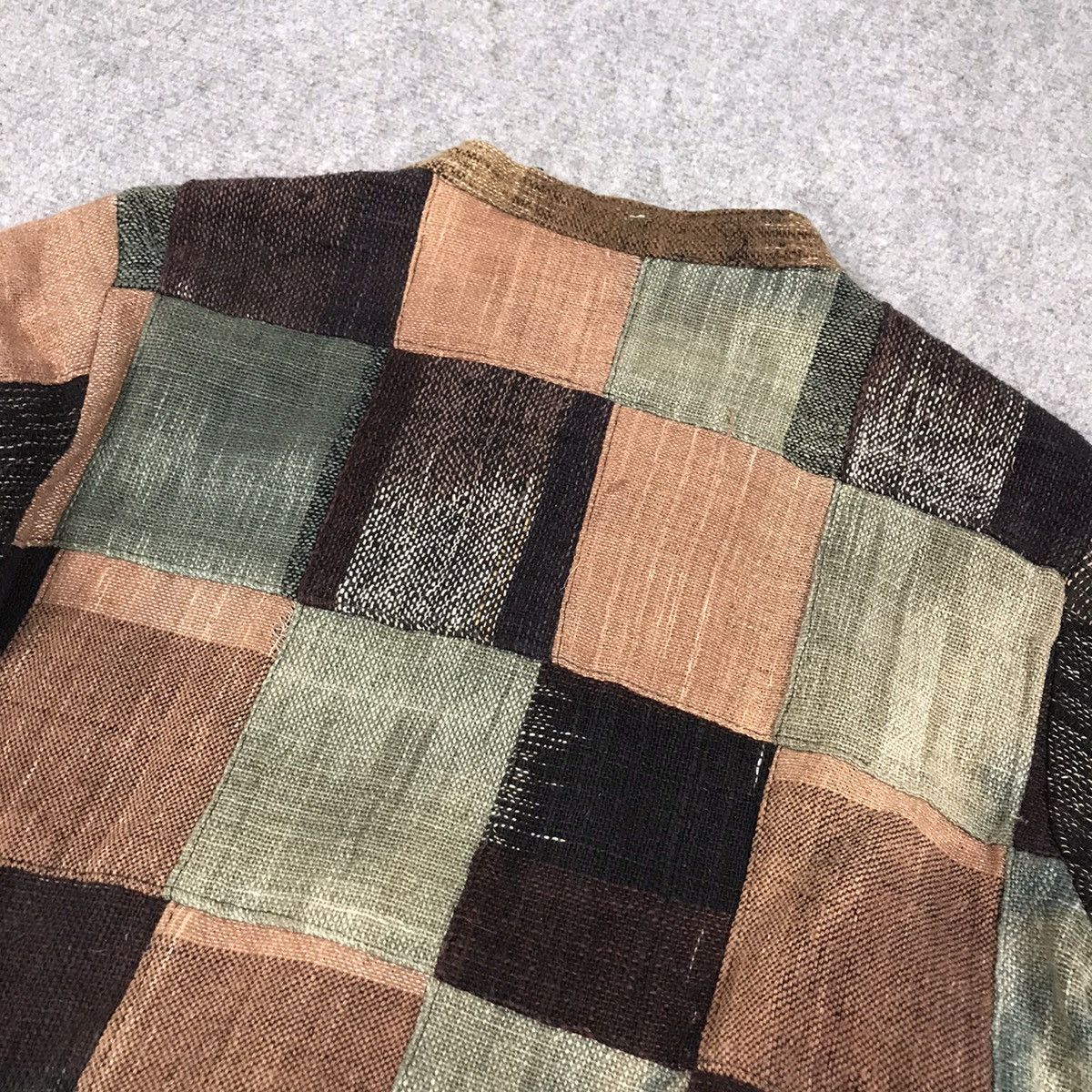 Japanese Brand BORO PATCHWORK JAPAN STYLE BUTTON WOMNA JACKET Size S / US 4 / IT 40 - 12 Thumbnail