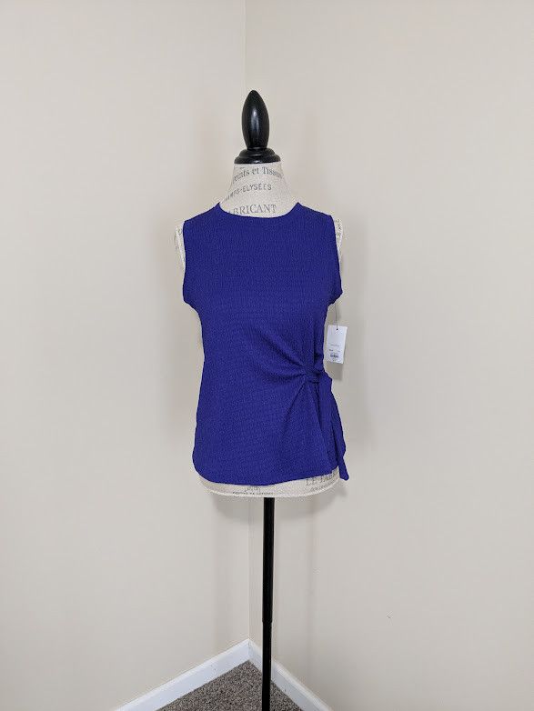 Nine West Nine West women's side knot knit tank NWT Size M / US 6-8 / IT 42-44 - 1 Thumbnail