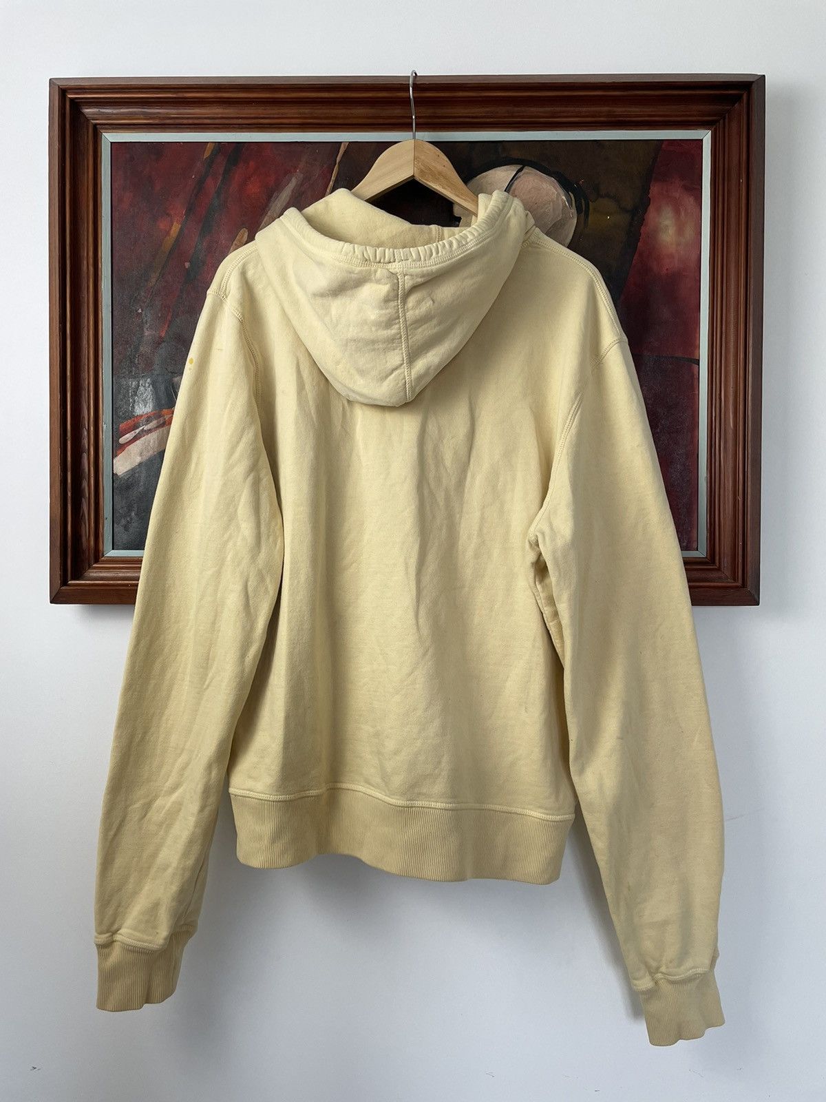 True Religion Y2k Rare Beige Zip Hoodie Drip Spellout Hype