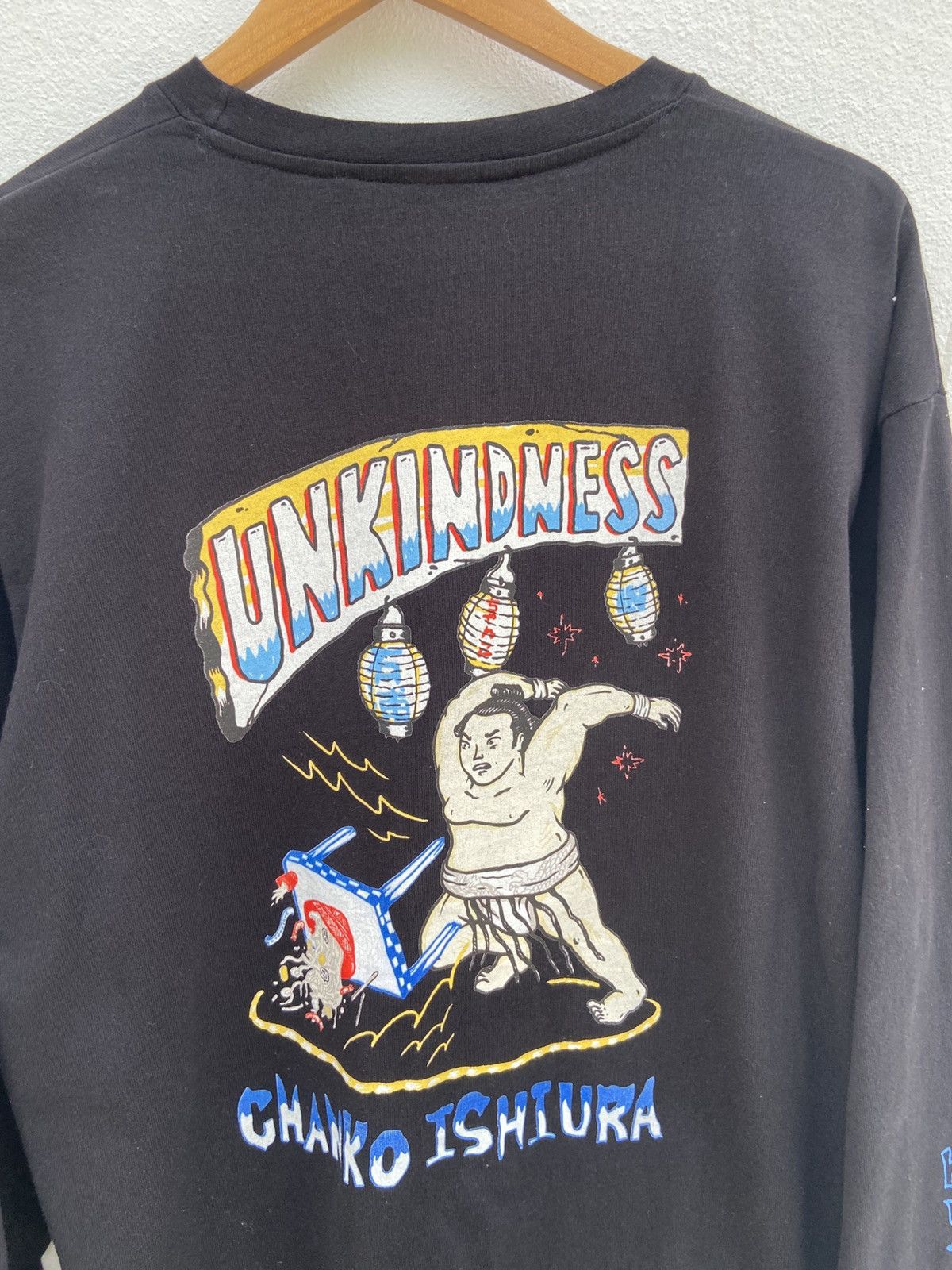 Japanese Brand 🔥 Unkindness Tokyo t shirt Sumo Sukajan Chanko Ishiura Size US L / EU 52-54 / 3 - 5 Thumbnail