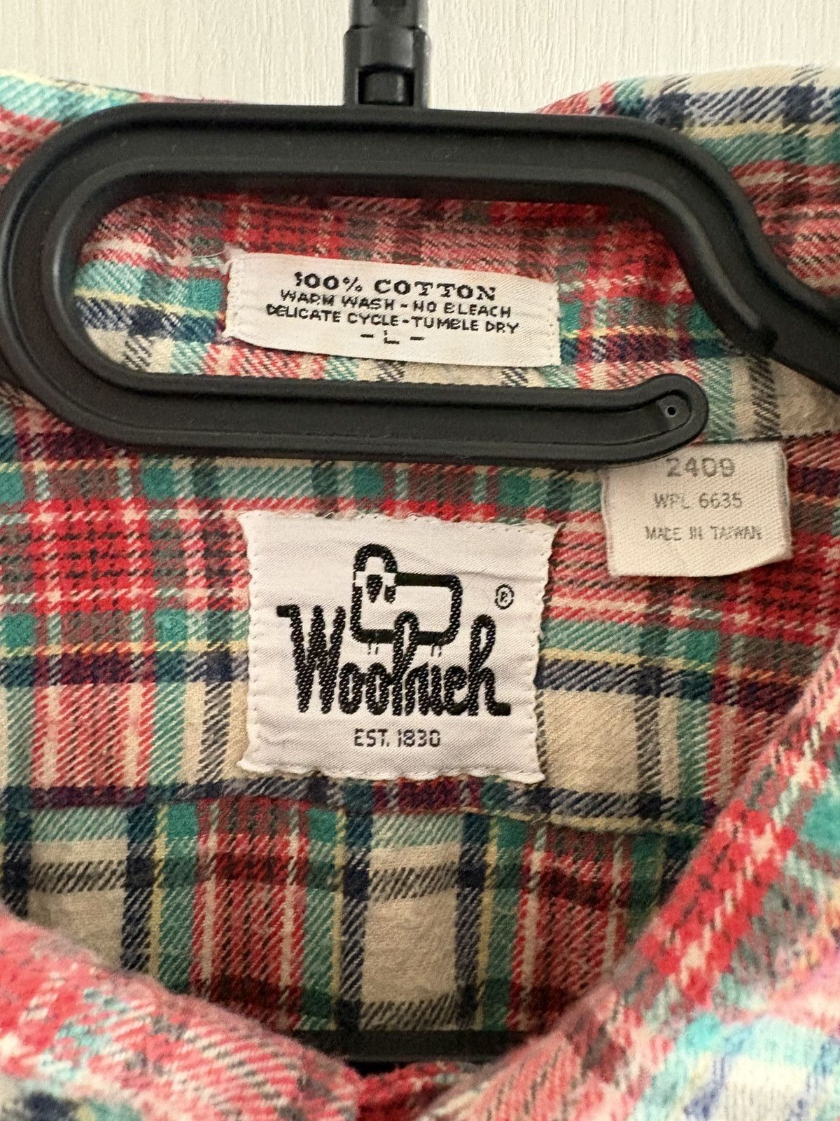 Woolrich Woolen Mills Woolrich vintage flannel 70s WPL Size US L / EU 52-54 / 3 - 4 Thumbnail