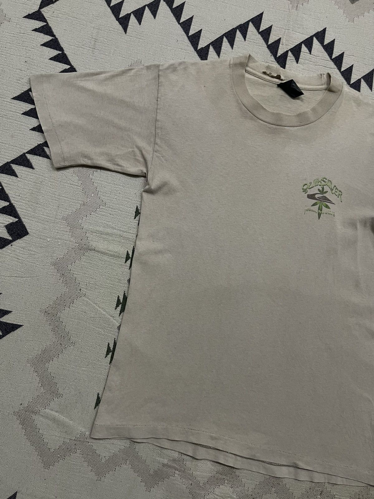 Quiksilver 1990s QUICKSILVER “HAWAIIAN BOARDRIDERS” SUNFADED DISTRESSED Size US S / EU 44-46 / 1 - 11 Thumbnail