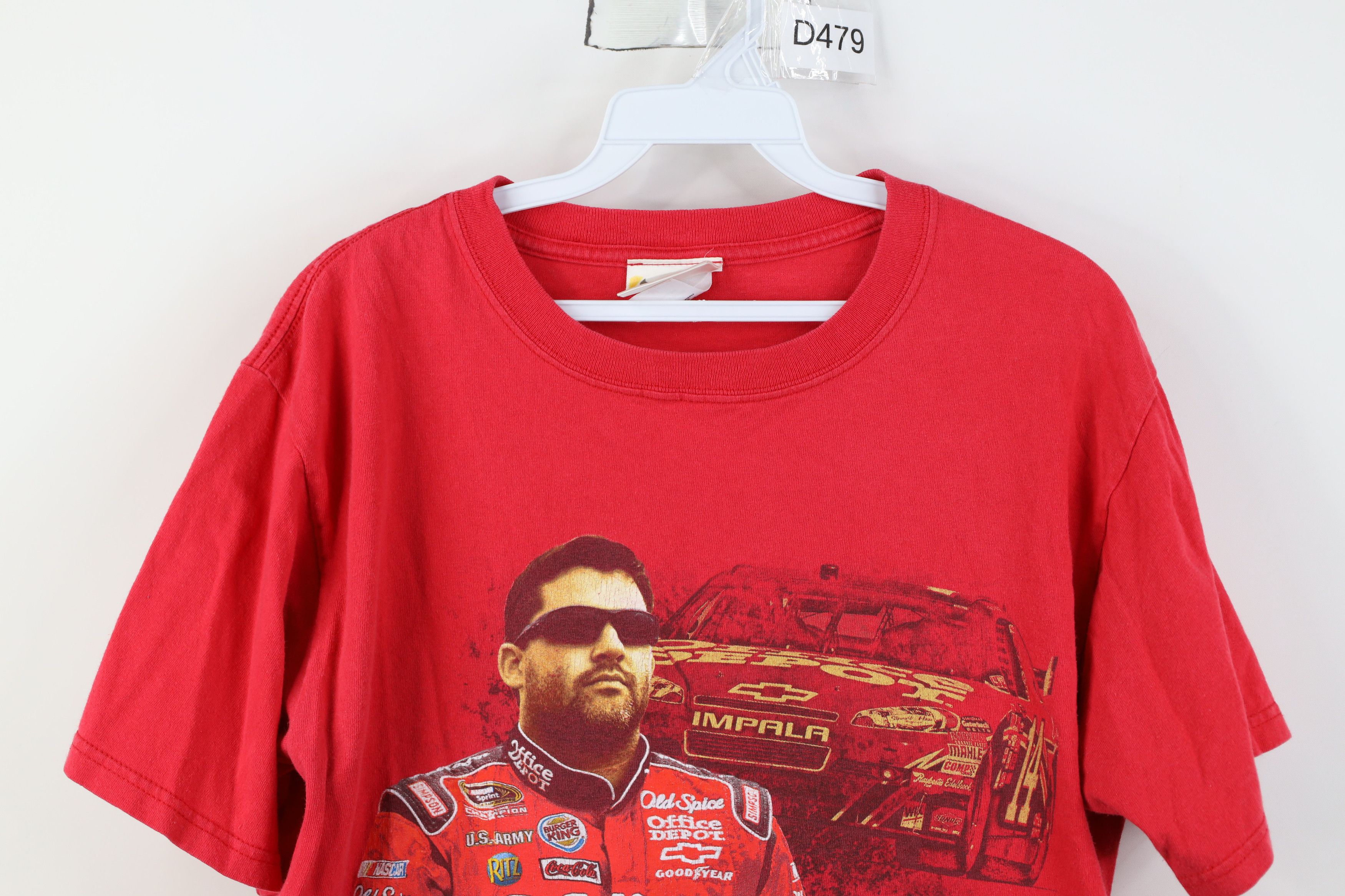 Vintage Vintage Y2K NASCAR Stewart Racing All Over Print T-Shirt Size US M / EU 48-50 / 2 - 2 Thumbnail