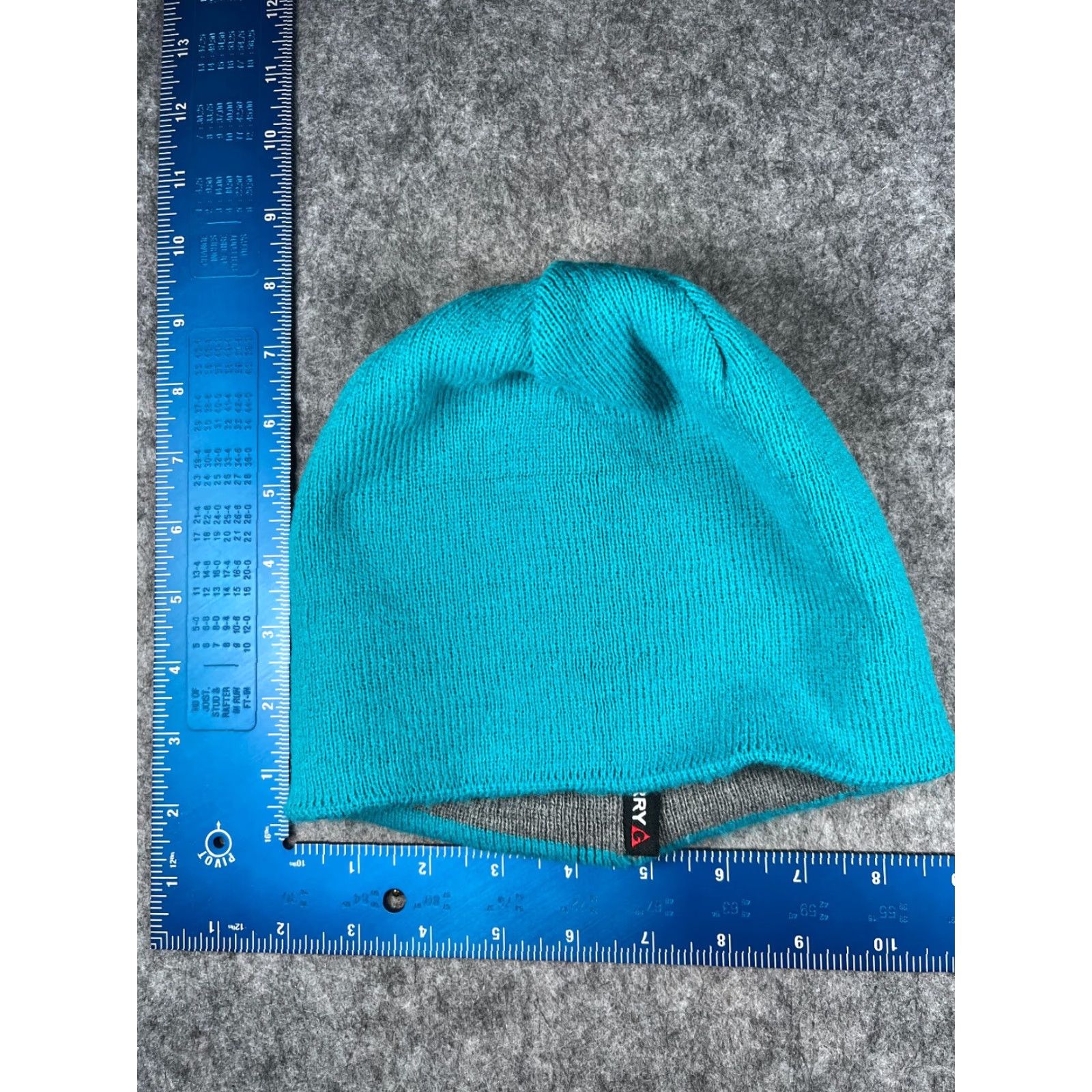 Vintage Gerry Beanie Toque Adult One Size Blue Gray Stripe Knit Acrylic Blend Ski Outdoor Beanie Mens Womens Size ONE SIZE - 5 Thumbnail