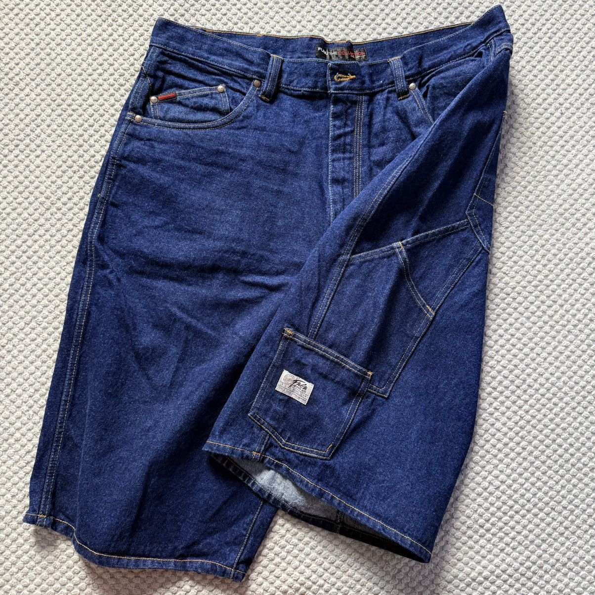 Fubu 90s Vintage FUBU denim jean shorts Men’s W42 Size US 42 / EU 58 - 5 Thumbnail