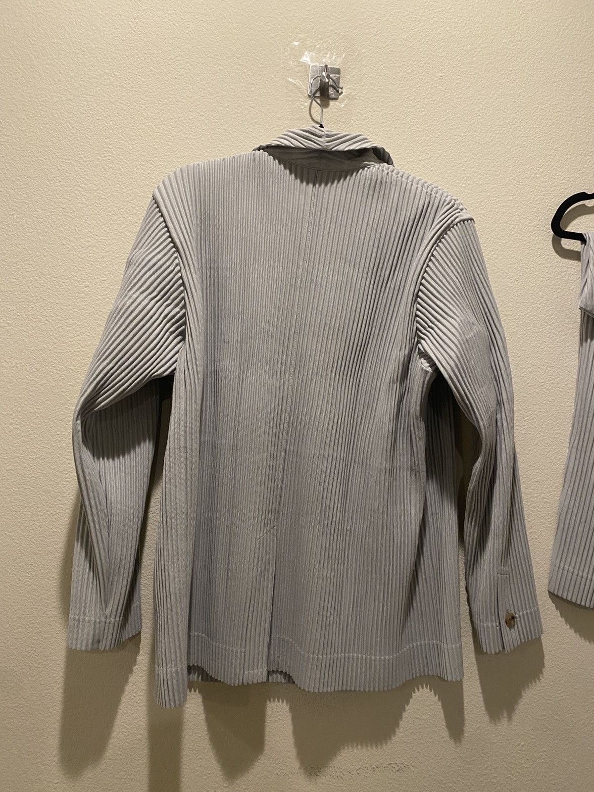 Homme Plisse Issey Miyake Homme Plisse 2-piece blazer grey (blazer sz 2 + pants sz 1) Size 38S - 5 Thumbnail