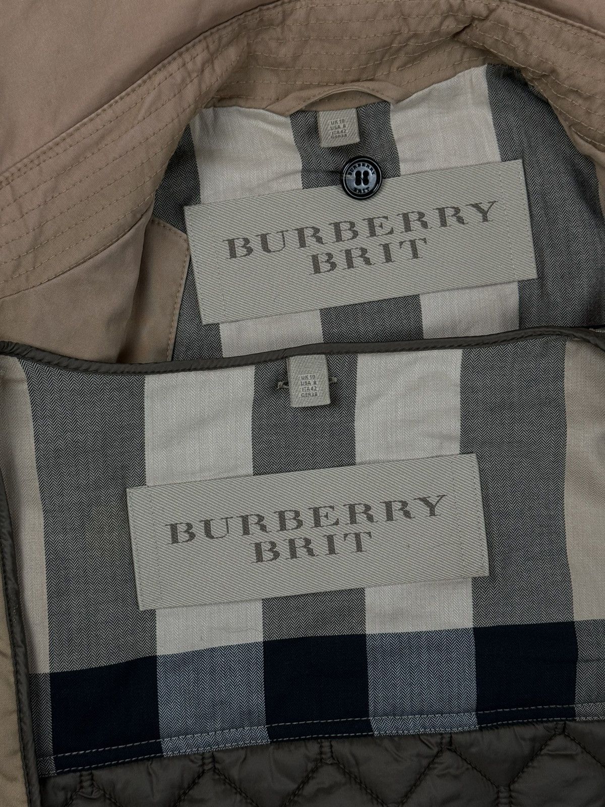 Burberry Rare trench coat Burberry original luxury streetwear item Size S / US 4 / IT 40 - 5 Thumbnail
