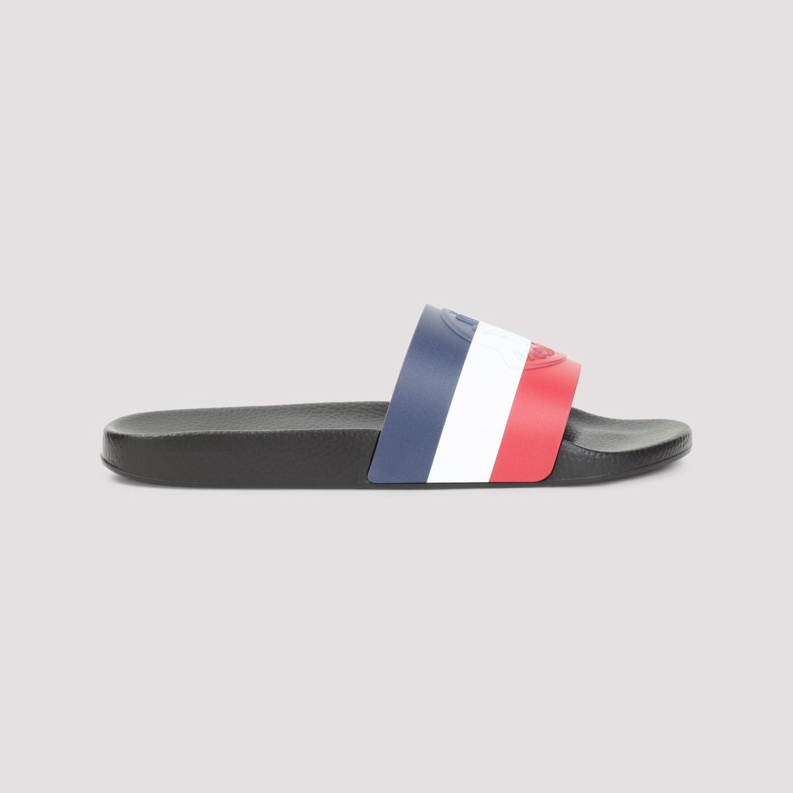Moncler MONCLER Basile Striped Rubber Slides New & Authentic (Men's Size US 11 / EU 44 - 4 Thumbnail