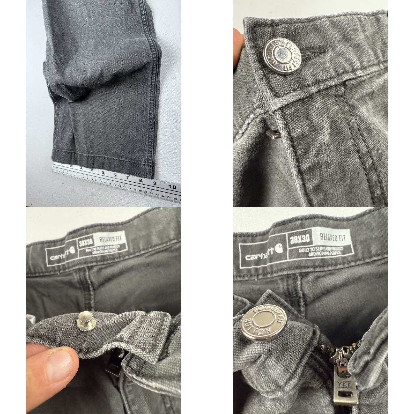 Carhartt Carhartt Pants Canvas Relaxed Men 38x30 Gray Carpenter 649 Size US 38 / EU 54 - 8 Thumbnail