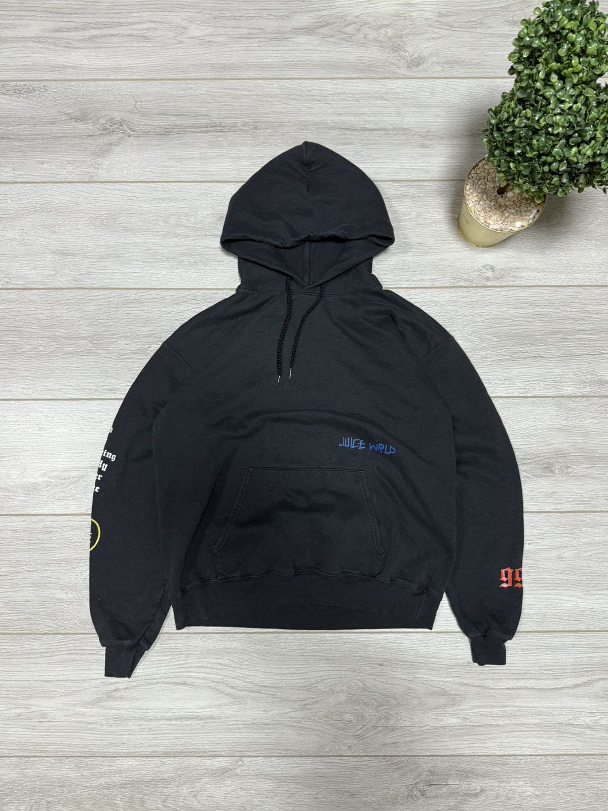 999 Club Juice WRLD - Legends Never Die Hanes Hoodie 999 Club Size S Size US M / EU 48-50 / 2 - 9 Thumbnail
