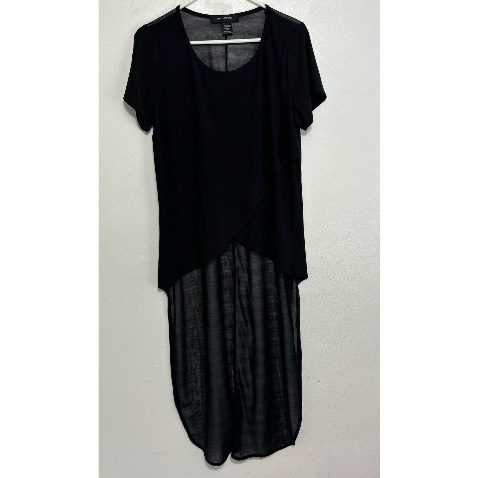 Other Ashley Stewart Black Tail Shirt Size 14/16 Size XL / US 12-14 / IT 48-50 - 1 Thumbnail