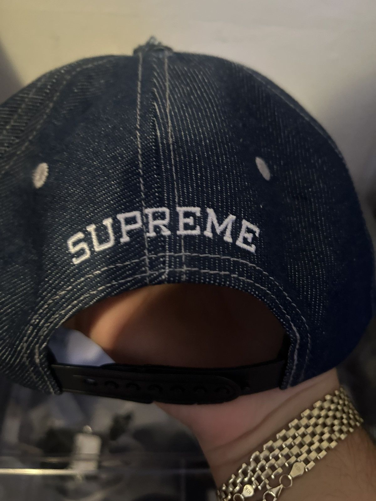 Supreme Supreme Hat Lot of 5 Box Logo Paneled Bedazzeled Size 26 - 2 Thumbnail