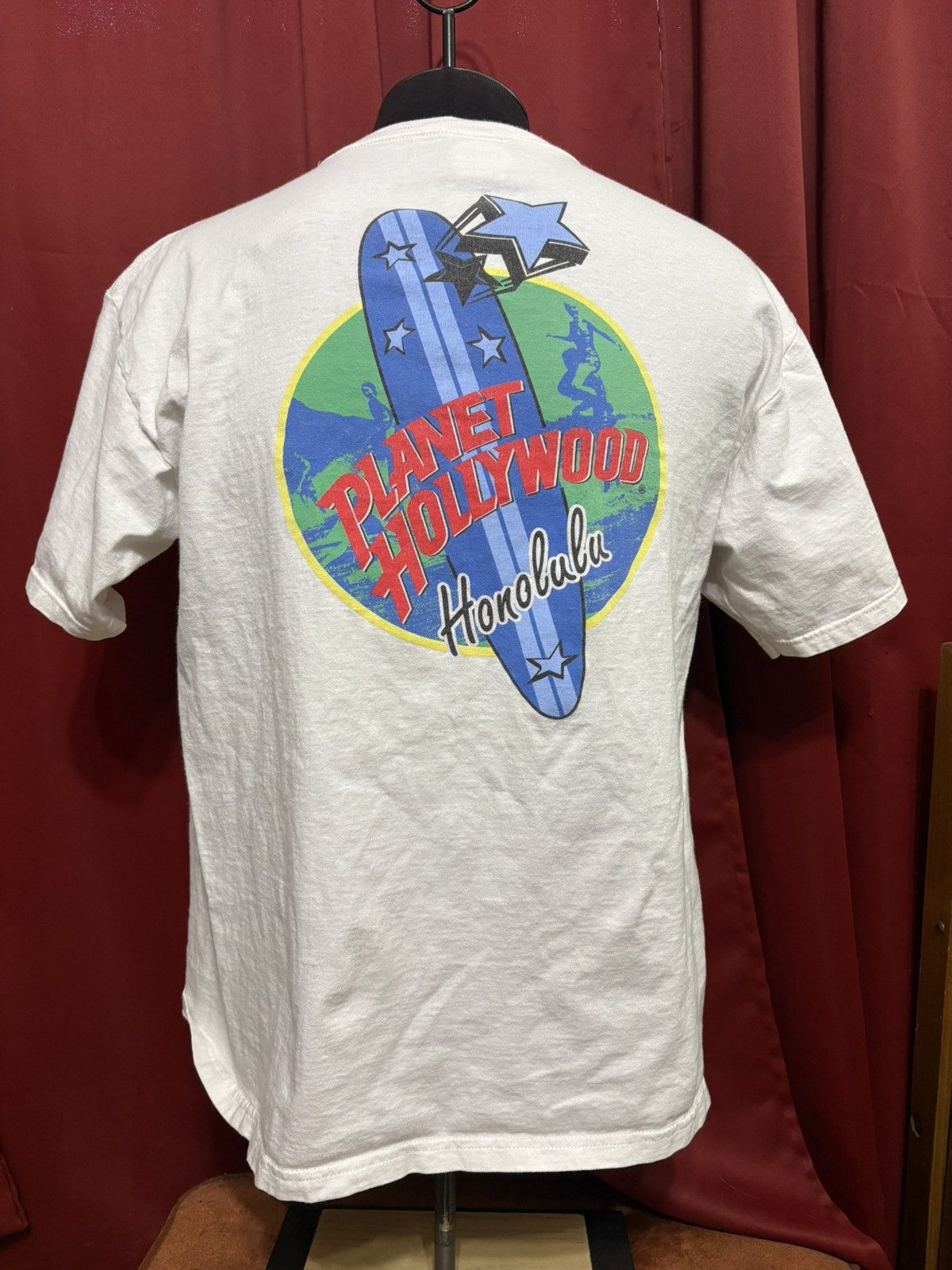 Planet Hollywood Vintage Planet Hollywood Tshirt 90’s Honolulu Surf Tee Grail Size US L / EU 52-54 / 3 - 1 Thumbnail