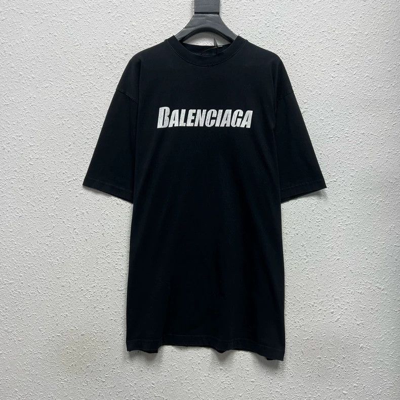 Balenciaga Balenciaga Make old damaged printed LOGO short sleeves Size US M / EU 48-50 / 2 - 1 Thumbnail