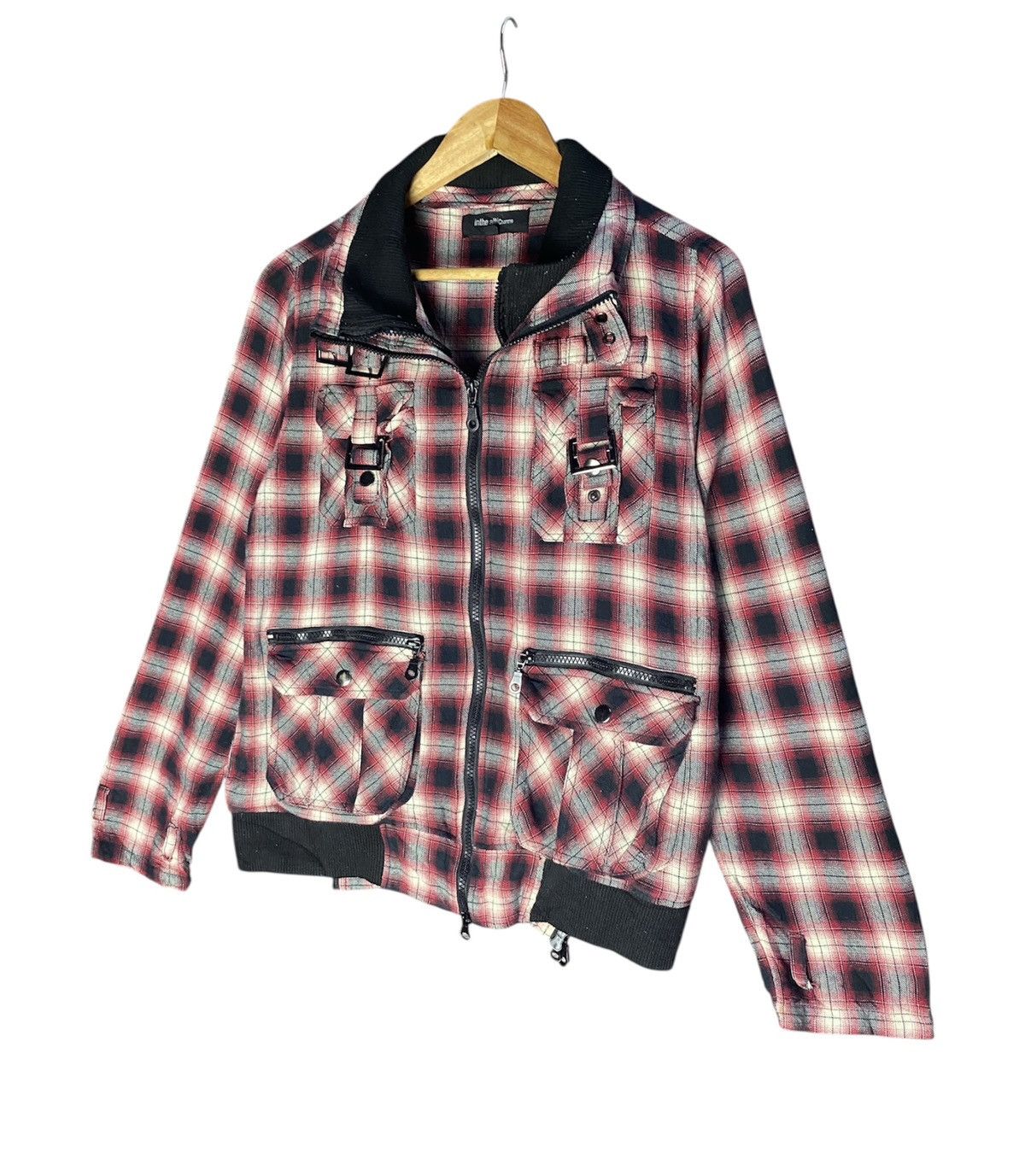 In The Attic In The Attic Tartan Bondage Punk Double Zipper Jacket Size US M / EU 48-50 / 2 - 3 Thumbnail