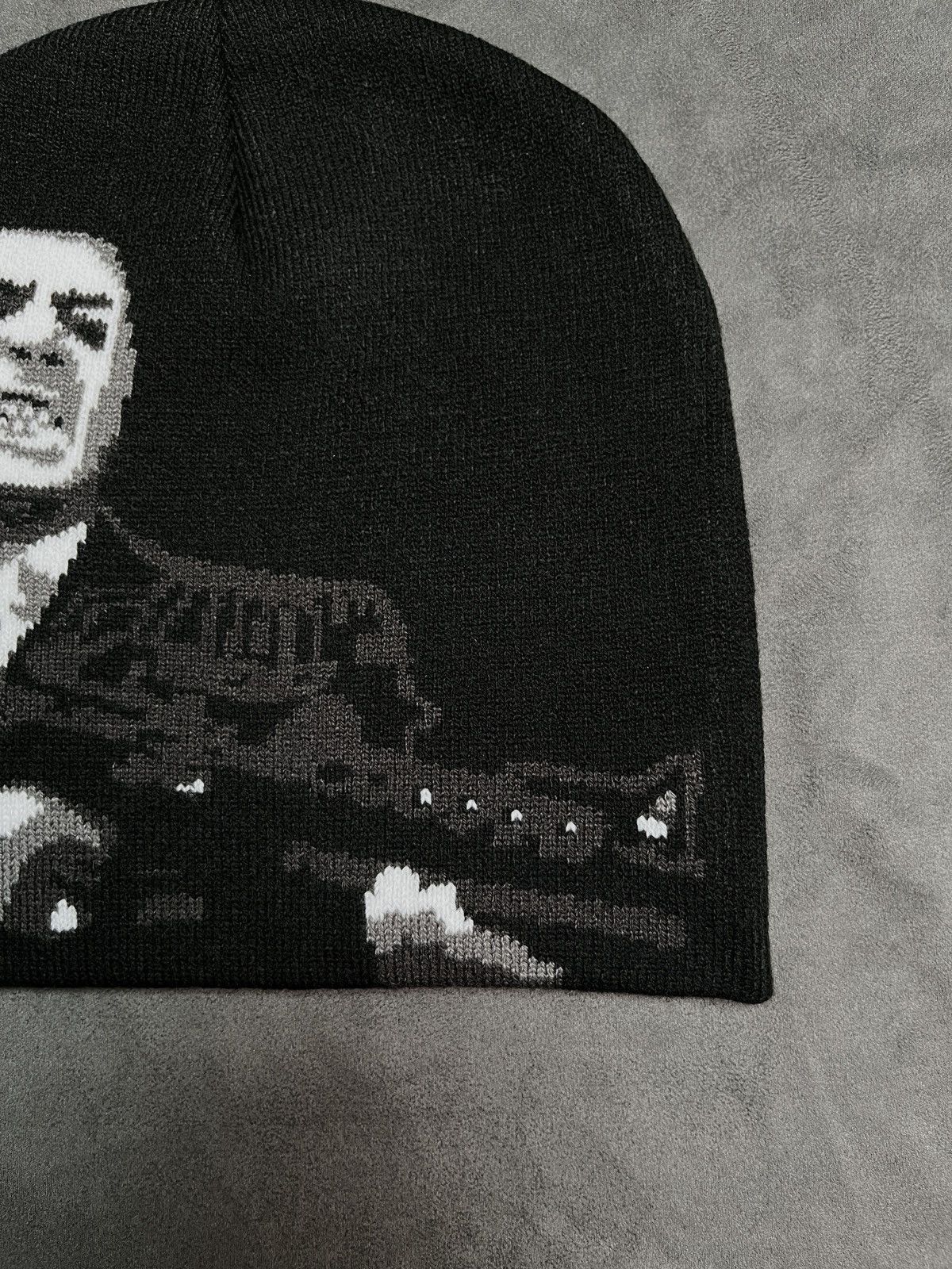 Japanese Brand Rare Tony Montana Scarface No Cuff Knit Skully Cap Beanie OS Size ONE SIZE - 3 Thumbnail
