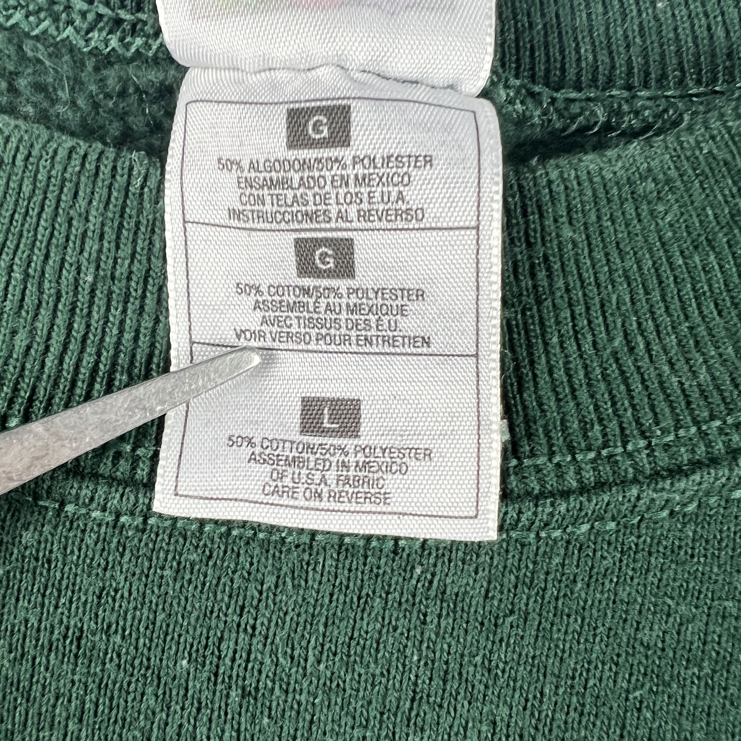 Fruit Of The Loom × NFL × Vintage VTG 90s Green Bay Packers Sweatshirt Green Helmet Crewneck Size US M / EU 48-50 / 2 - 10 Thumbnail
