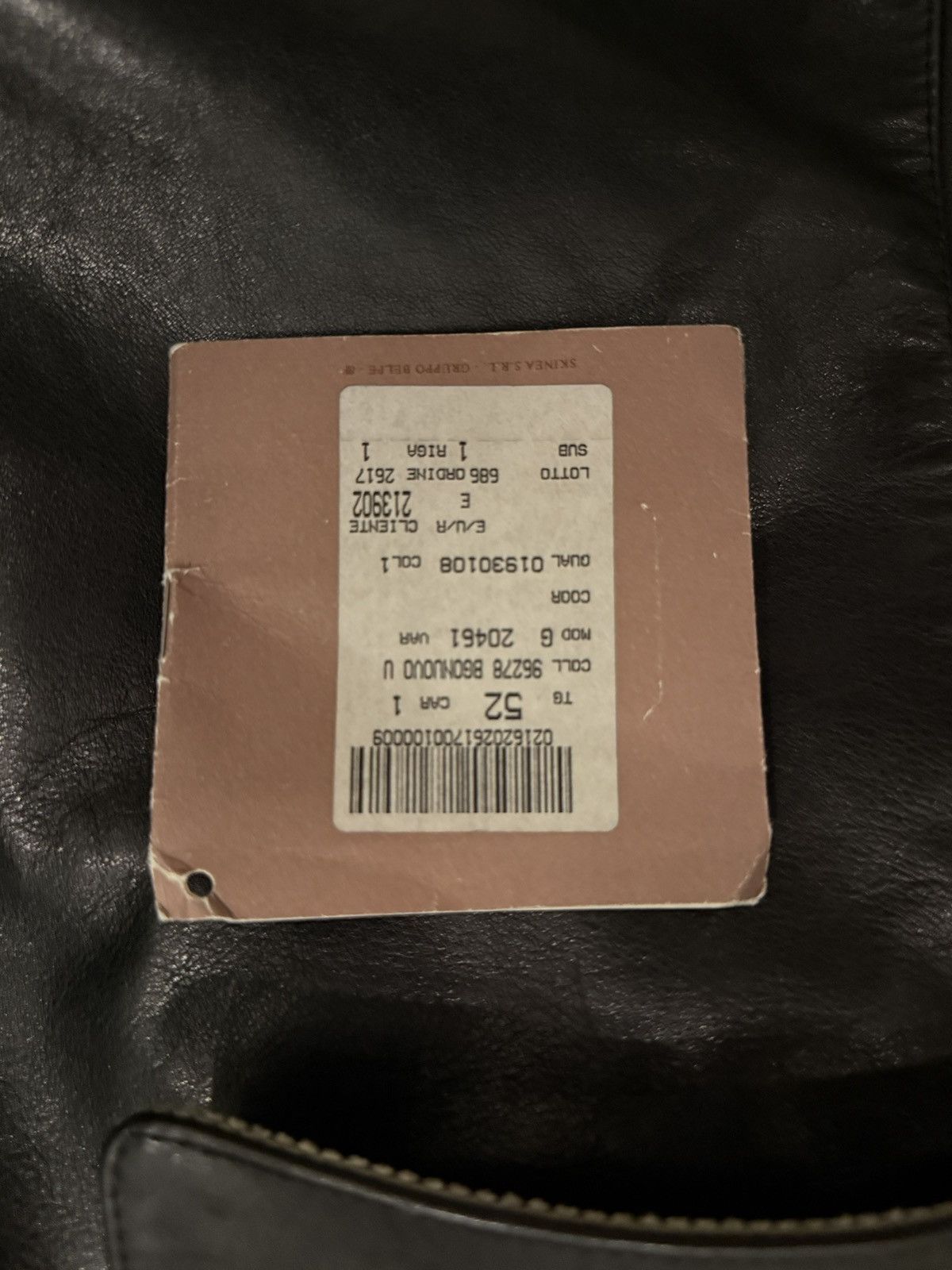 Giorgio Armani Vintage Giorgio Armani Pelle Pelle Sinea Leather Coat Size US L / EU 52-54 / 3 - 9 Thumbnail
