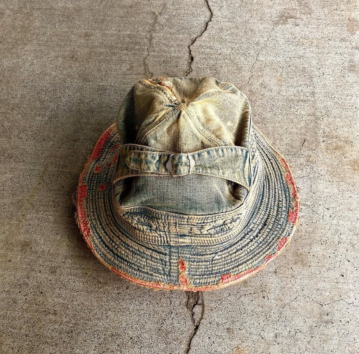 Kapital Kountry Kountry Crash Boro Old Man and the sea bucket hat cap Size ONE SIZE - 4 Thumbnail