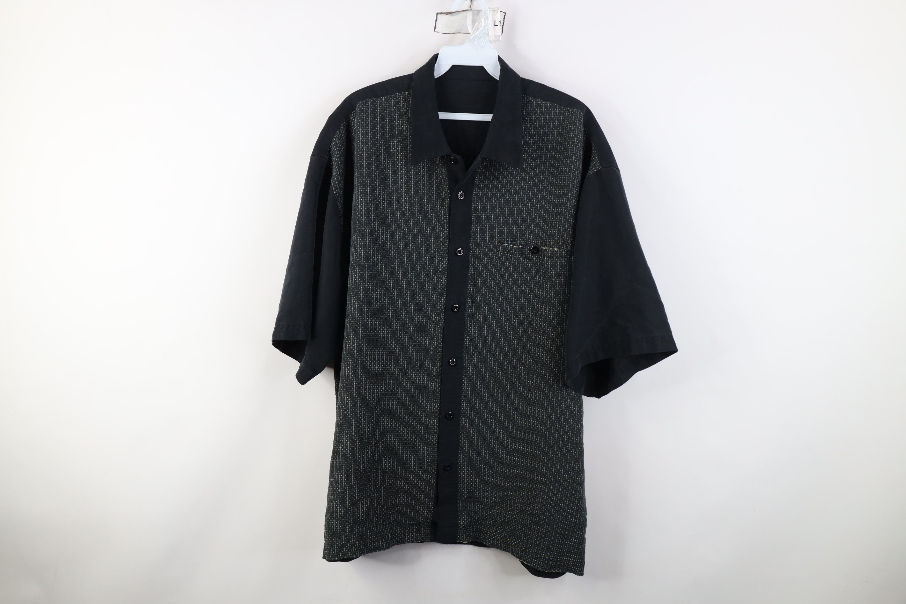 Vintage Vintage 90s Rockabilly Rayon Gabardine Button Shirt Size US XL / EU 56 / 4 - 1 Thumbnail