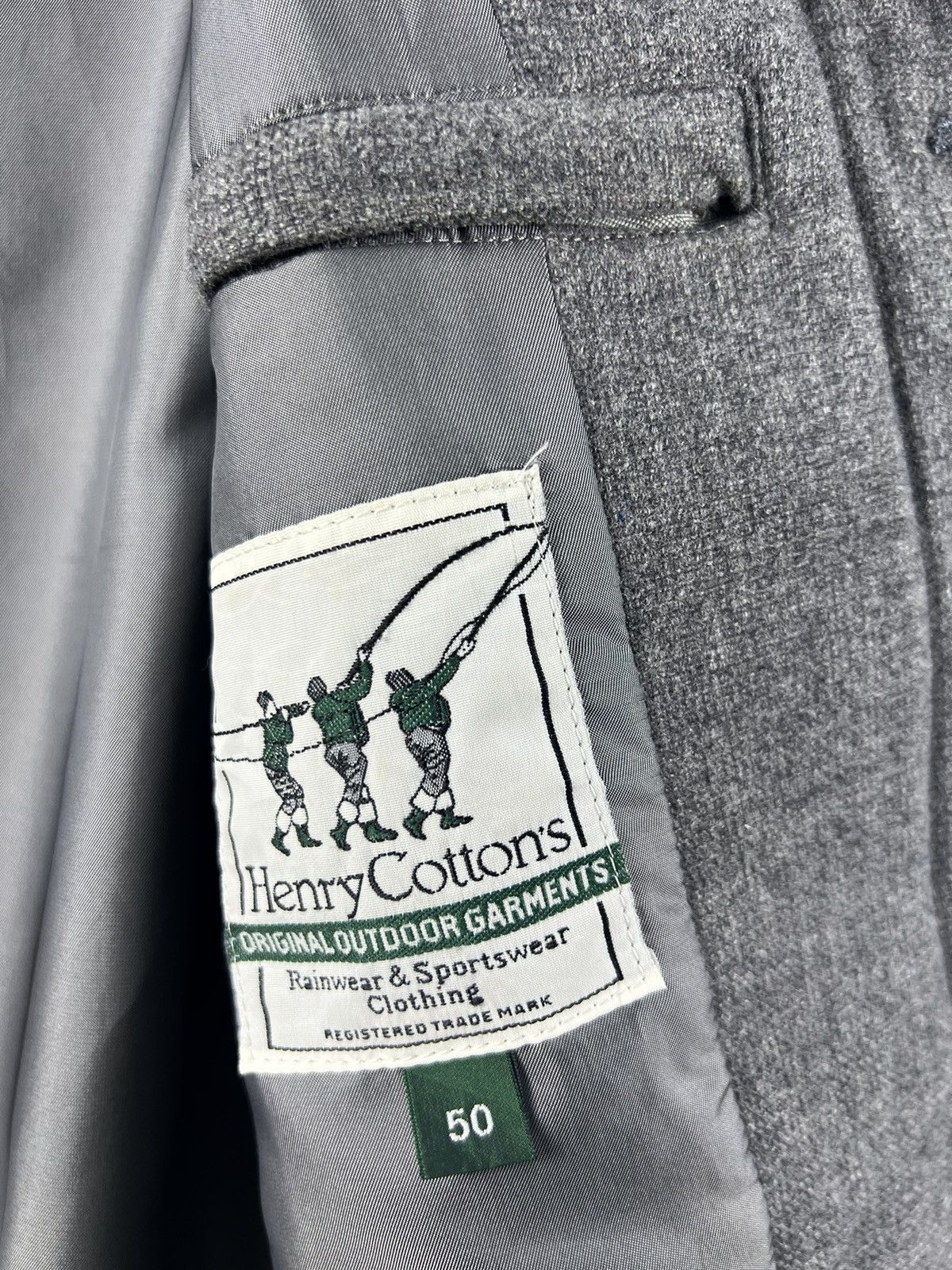 Henry Cotton's 🔥 OverCoat Henry Cottons Size US M / EU 48-50 / 2 - 7 Thumbnail