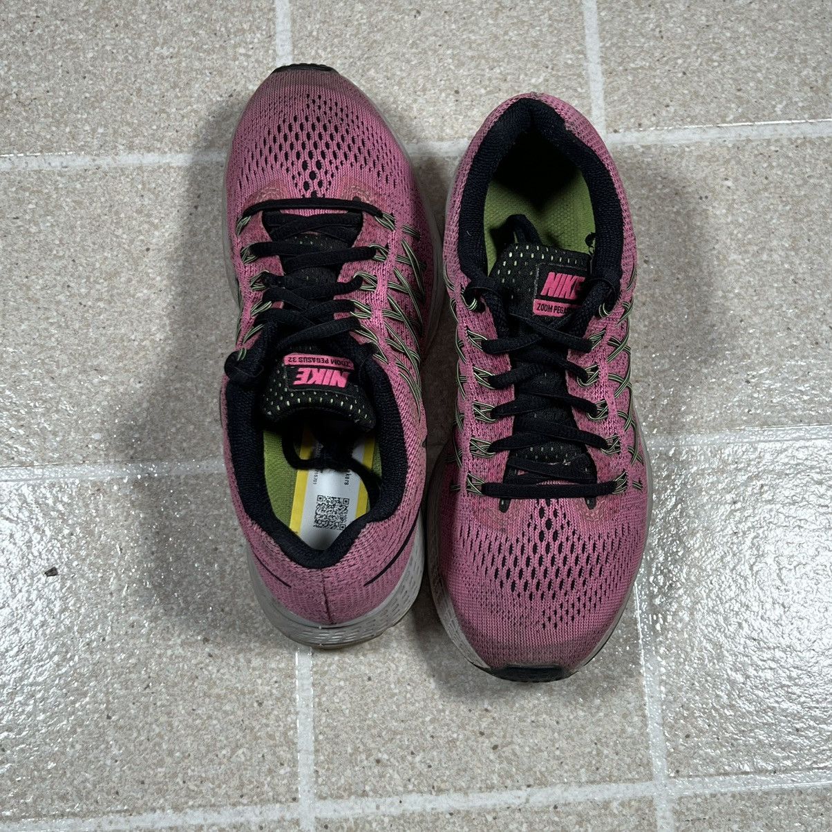 Nike Nike Womens Air Zoom Pegasus 32 Pink Running Shoes Sneakers Size US 5.5 / EU 38 - 5 Thumbnail