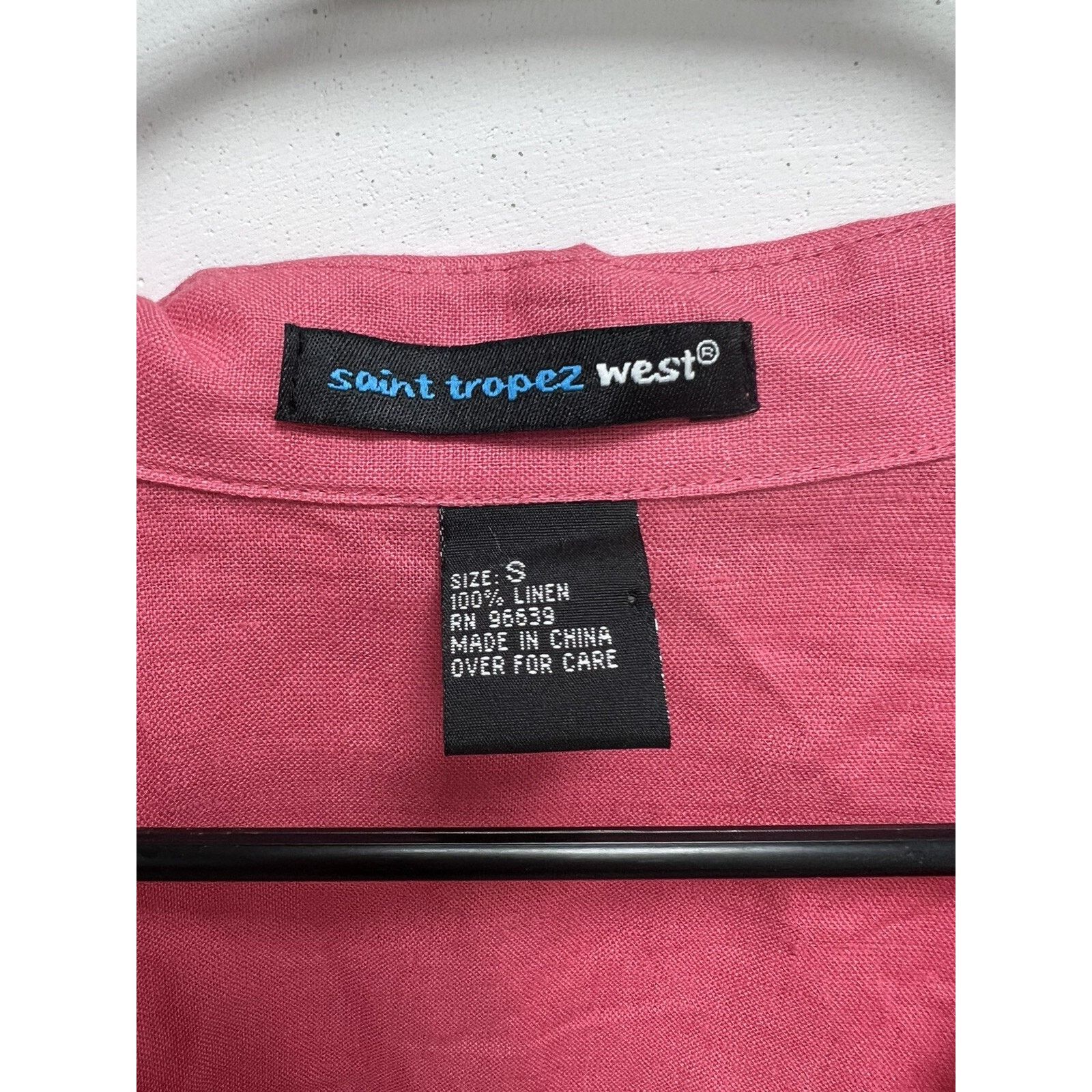 & Other Stories Saint Tropez West Linen Blouse Top Embellished S A001435 Size S / US 4 / IT 40 - 3 Thumbnail