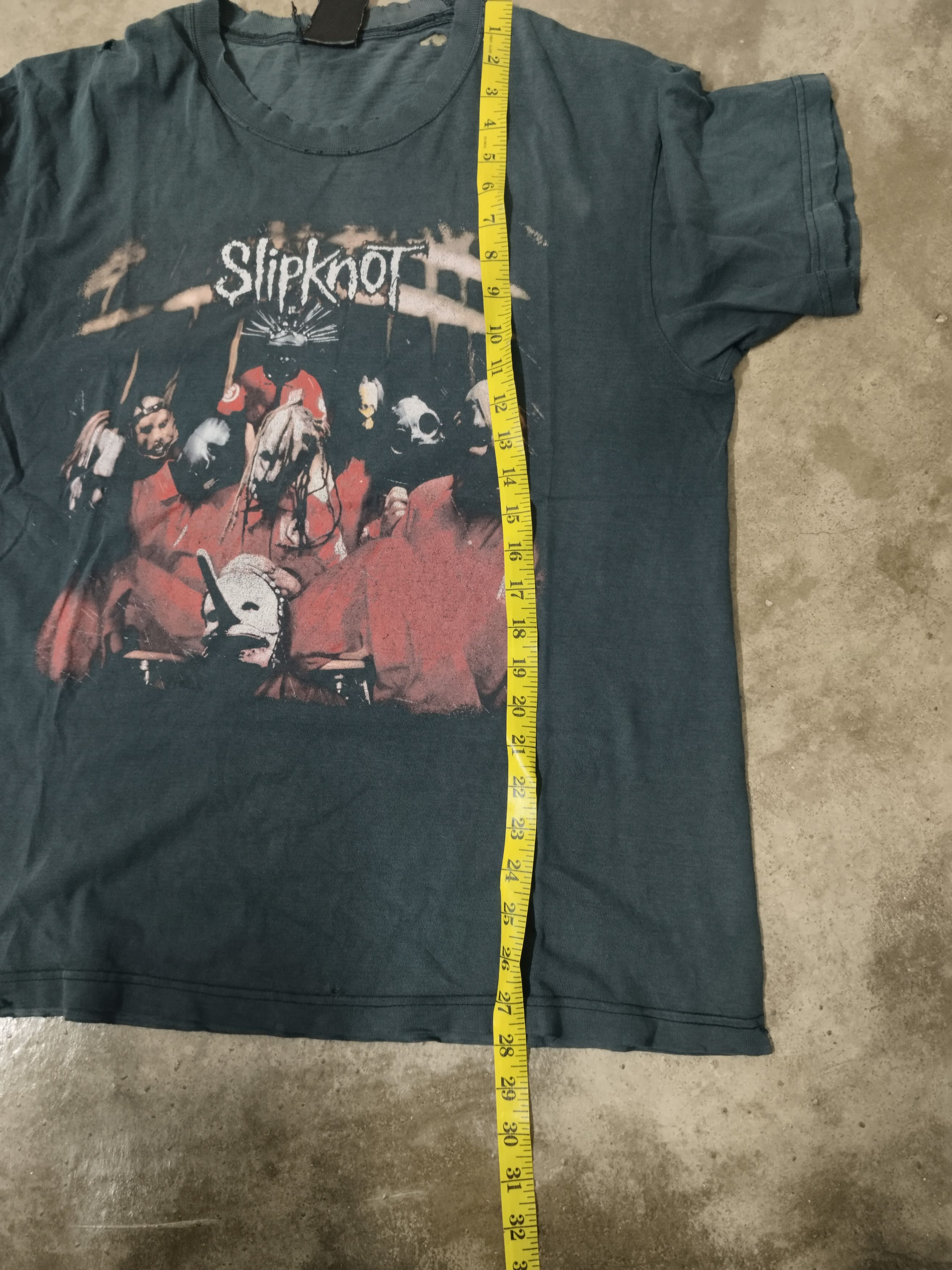 Band Tees VINTAGE Y2K SLIPKNOT IOWA DISTRESS Size US L / EU 52-54 / 3 - 8 Thumbnail