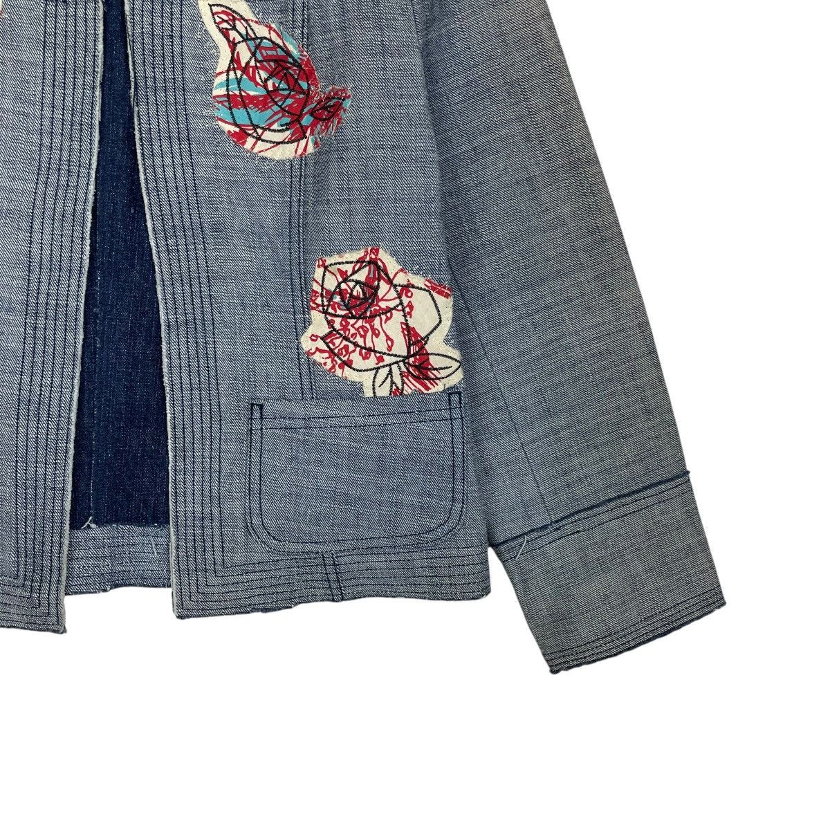 Other Yuki Torii Flower Design Buttonless Crop Jacket Size S / US 4 / IT 40 - 4 Thumbnail