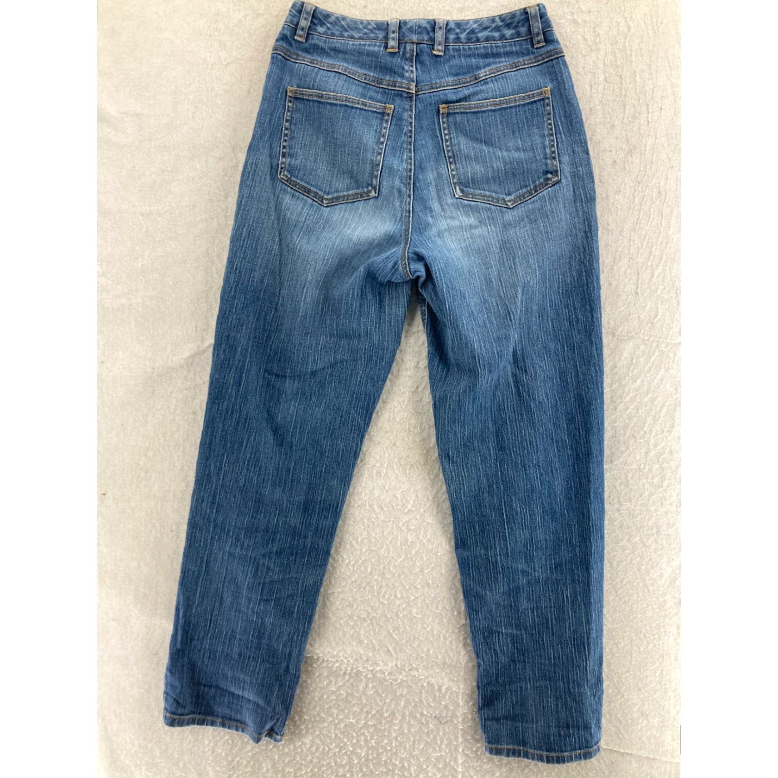 Talbots Talbots Jeans Womens 4 Blue Curvy Bootcut Dark Wash Stretch Denim Mid Rise Size 27" / US 4 / IT 40 - 7 Thumbnail