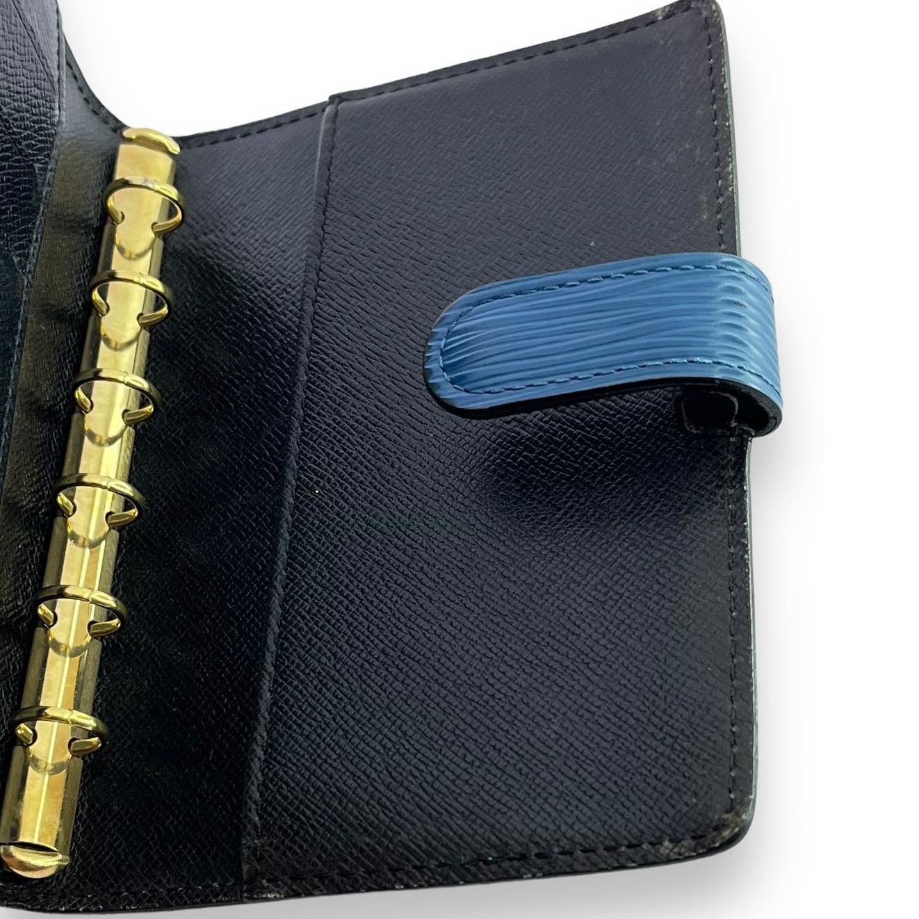 Louis Vuitton Louis Vuitton Vintage Blue Epi Small Agenda Cover Size ONE SIZE - 8 Thumbnail
