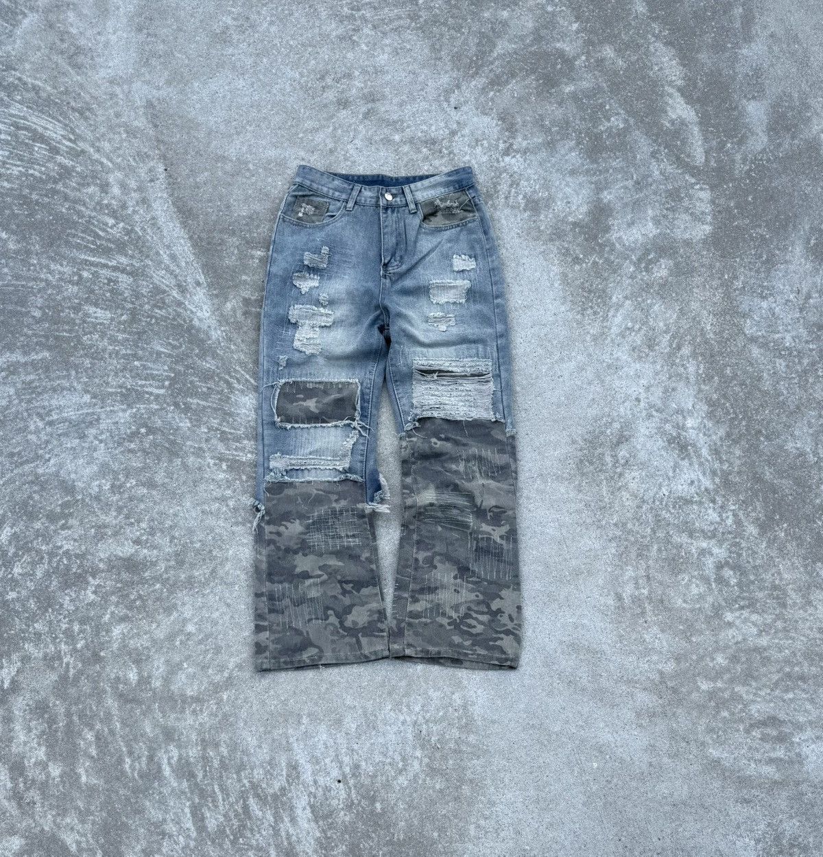 Vintage Vintage Y2K avantgarde streetwear affliction opium jeans Size US 30 / EU 46 - 8 Thumbnail