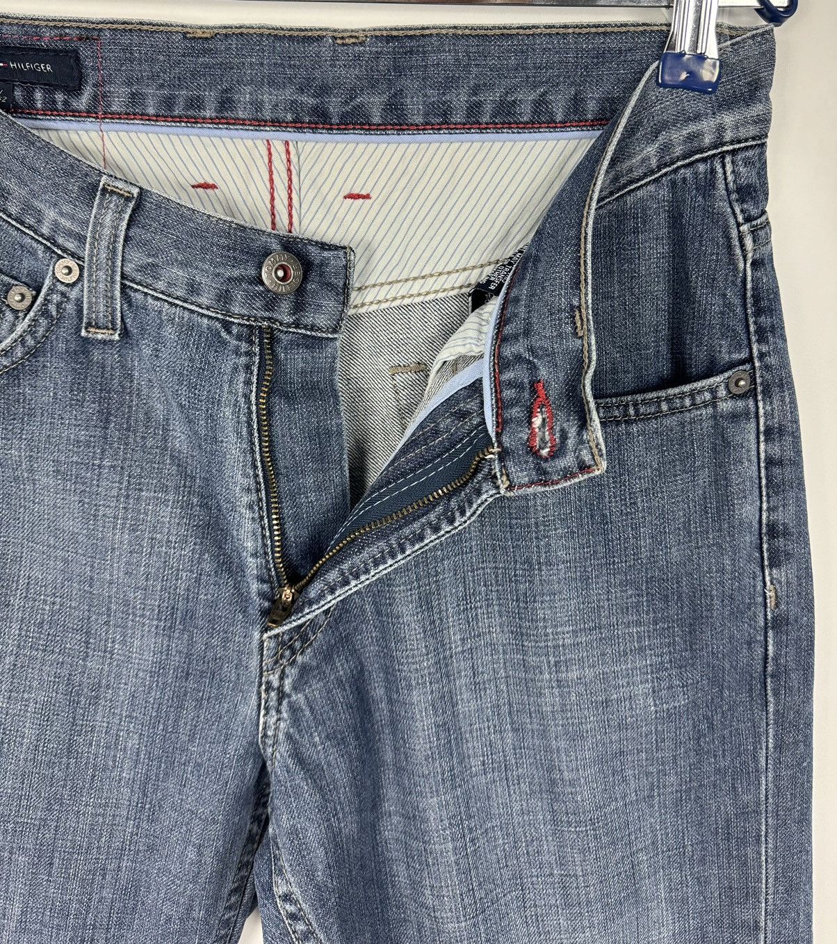 Tommy Hilfiger Crazy Vintage Y2K Tommy Hilfiger Madison Straight Denim Pant Size US 29 - 8 Thumbnail