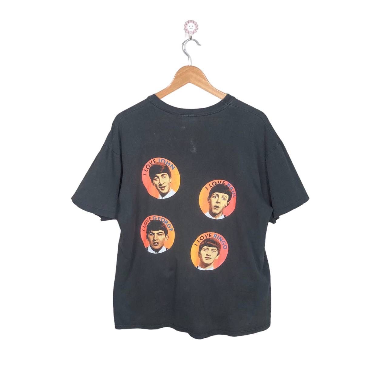 Band Tees Thrashed Sun Faded The Beatles Backstage Tshirt ERD GRUNGE Size US XL / EU 56 / 4 - 2 Thumbnail