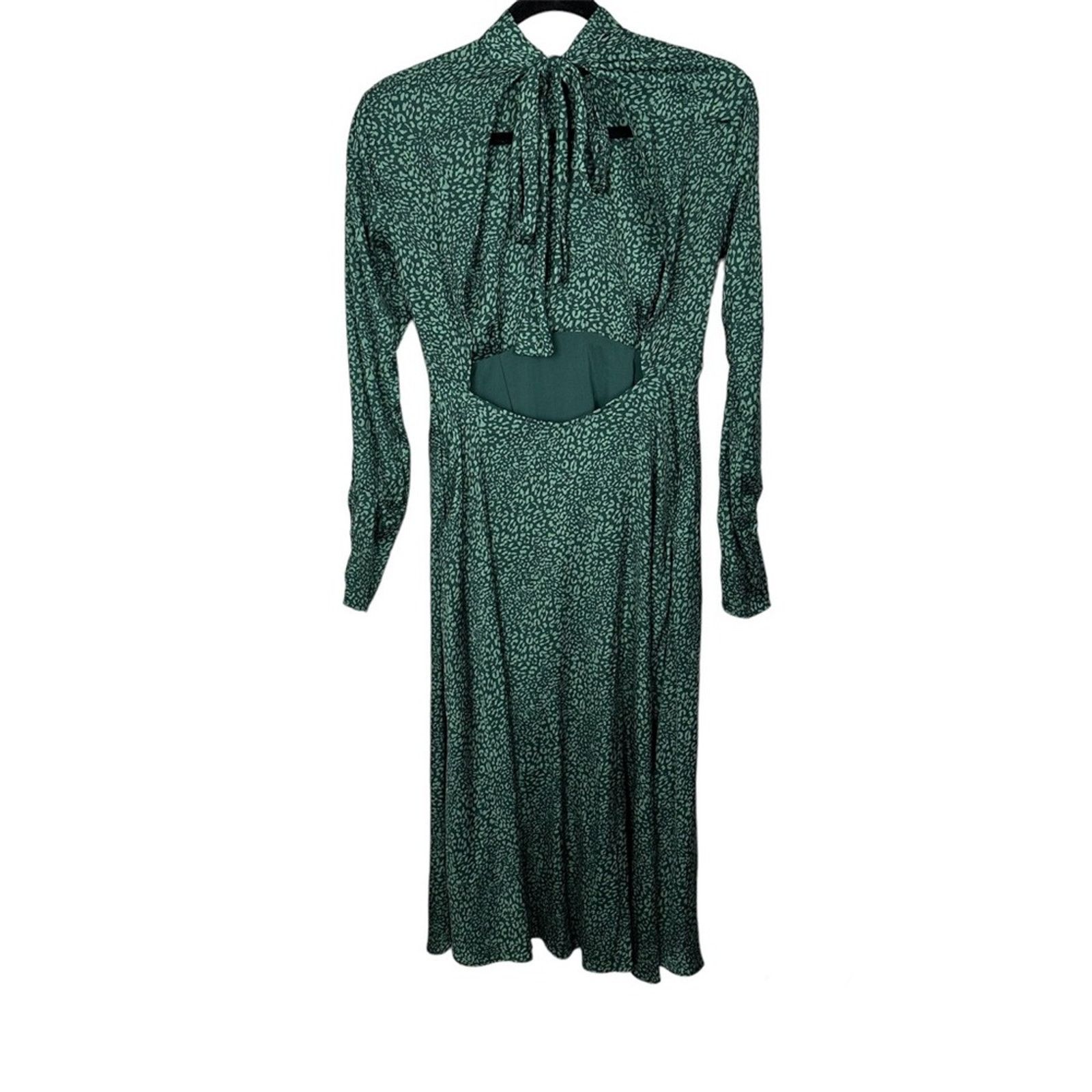 Free People Free People Loveless Satin Backless Midi Dress Green Sz 2 Size XS / US 0-2 / IT 36-38 - 5 Thumbnail