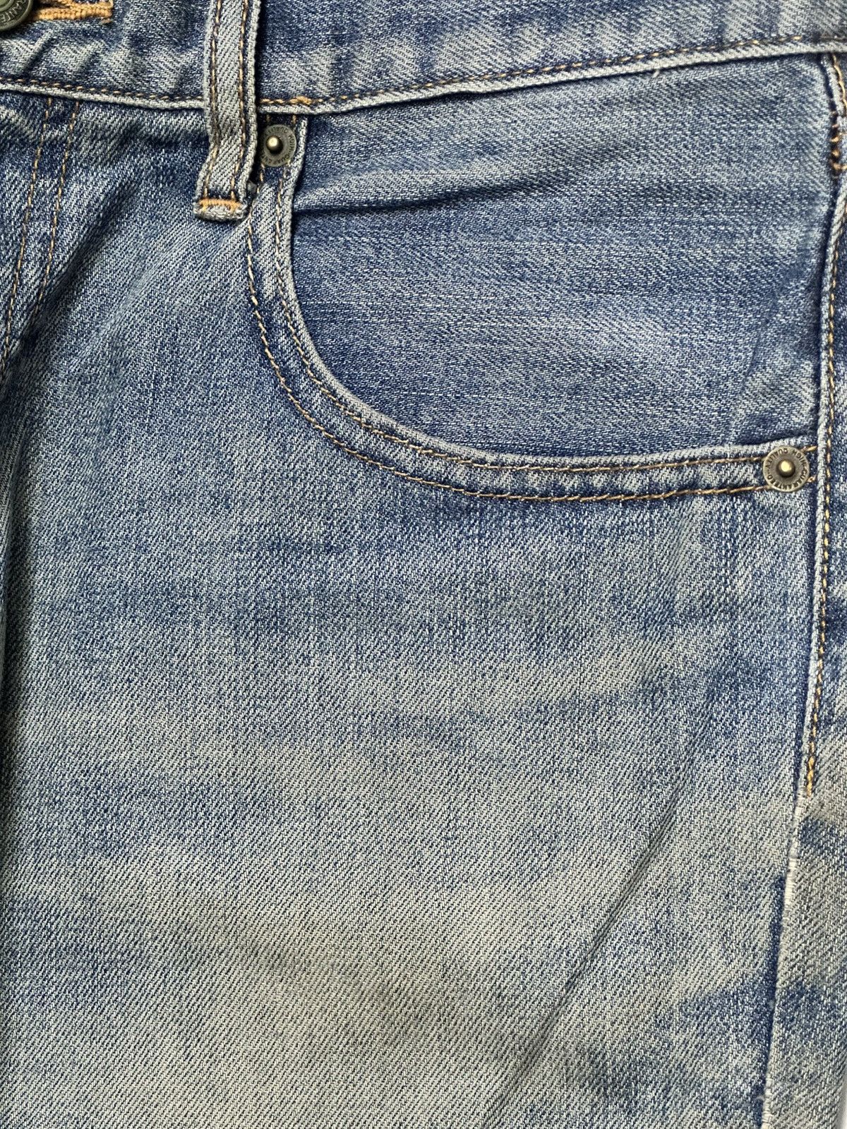 Japanese Brand Vintage TOPVALU Straight Leg with Mudwash and Faded Size US 31 - 6 Thumbnail