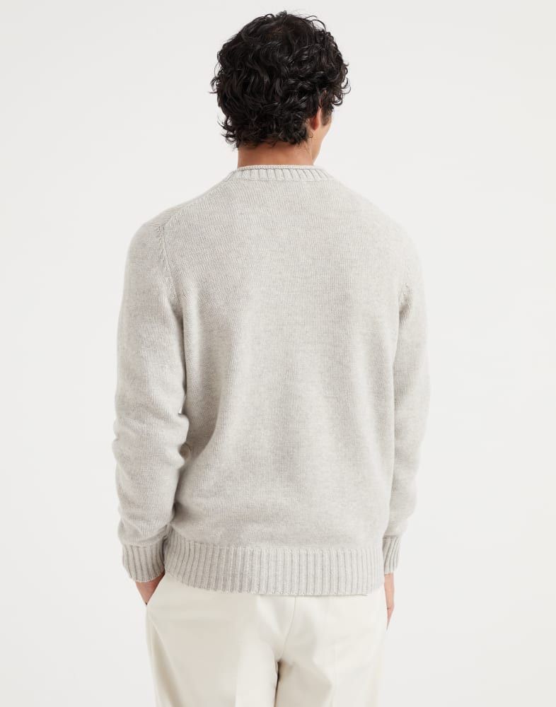 Brunello Cucinelli o1w1db10825 Cashmere Sweater in Grey Size US L / EU 52-54 / 3 - 4 Thumbnail