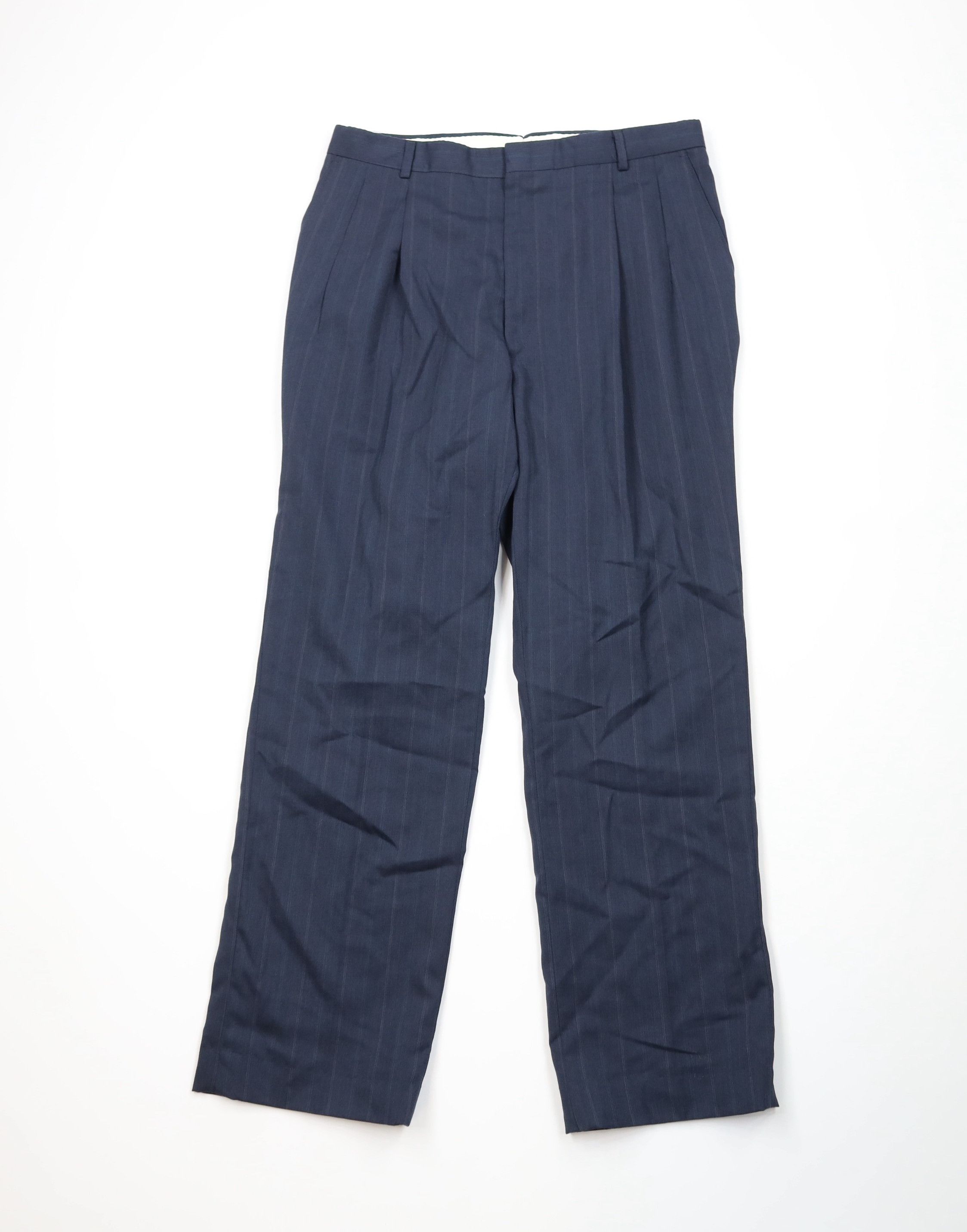 Vintage Vintage 70s Streetwear Striped Wide Leg Chino Pants USA Size US 32 / EU 48 - 1 Thumbnail