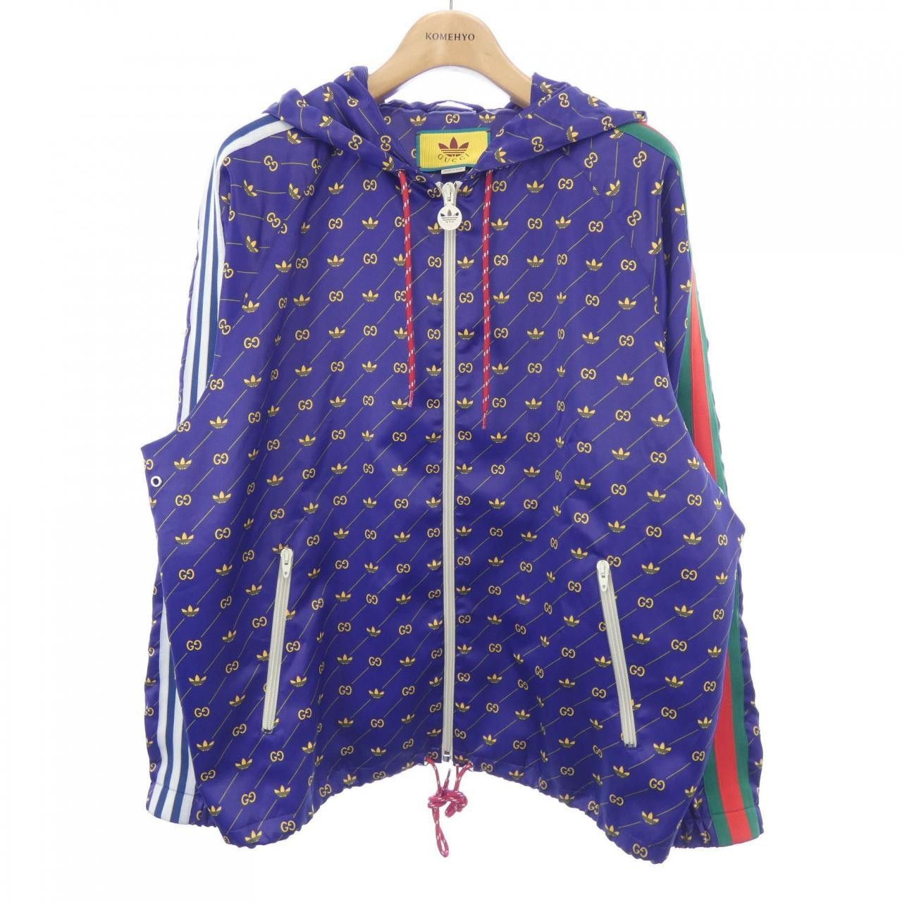 Gucci Gucci Gucci ADIDAS TREFOIL PRINT Jacket Others Outerwear 691428ZAJCZ DUTY FREE for USA Size ONE SIZE - 1 Thumbnail