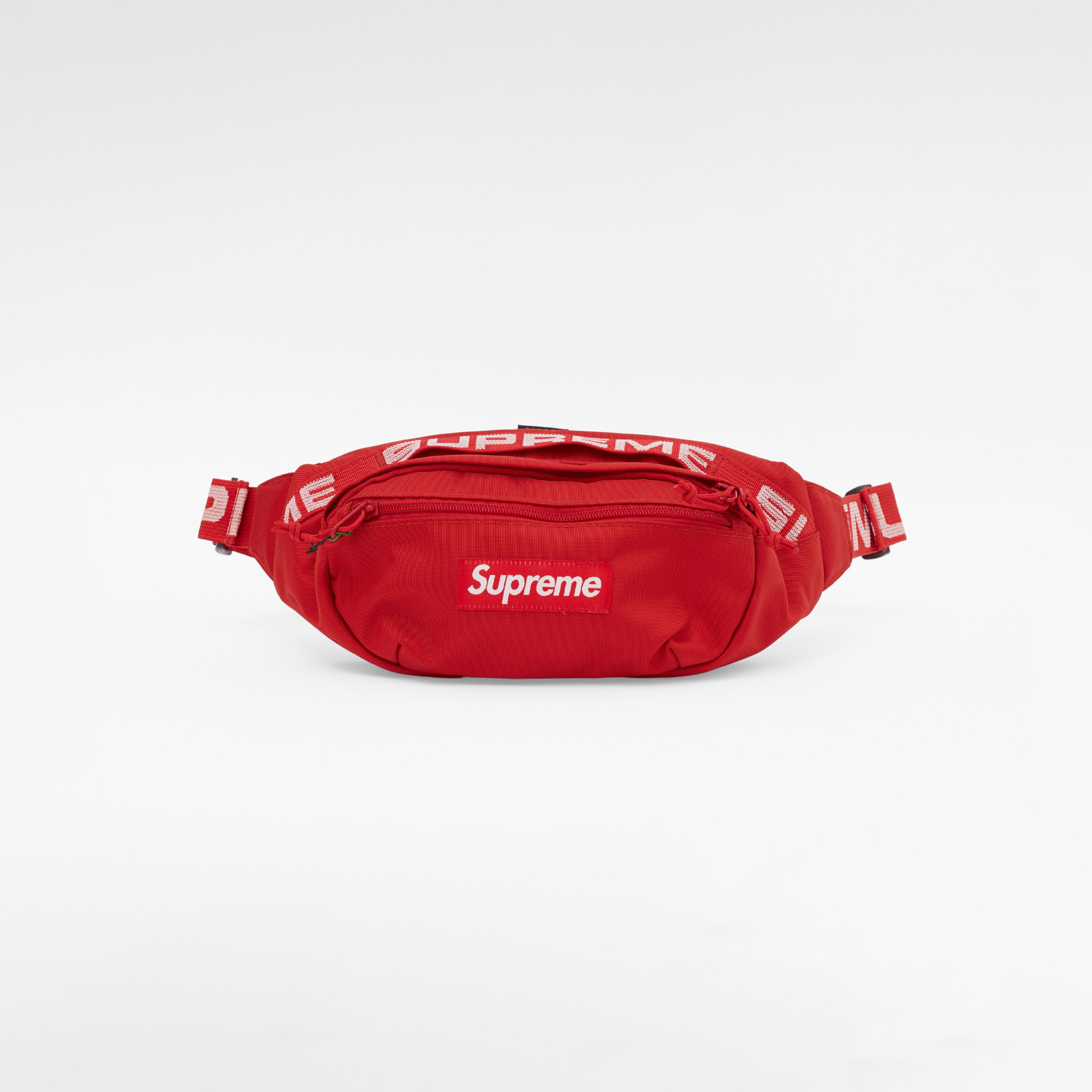 image of Supreme Waist Bag Red, Men's