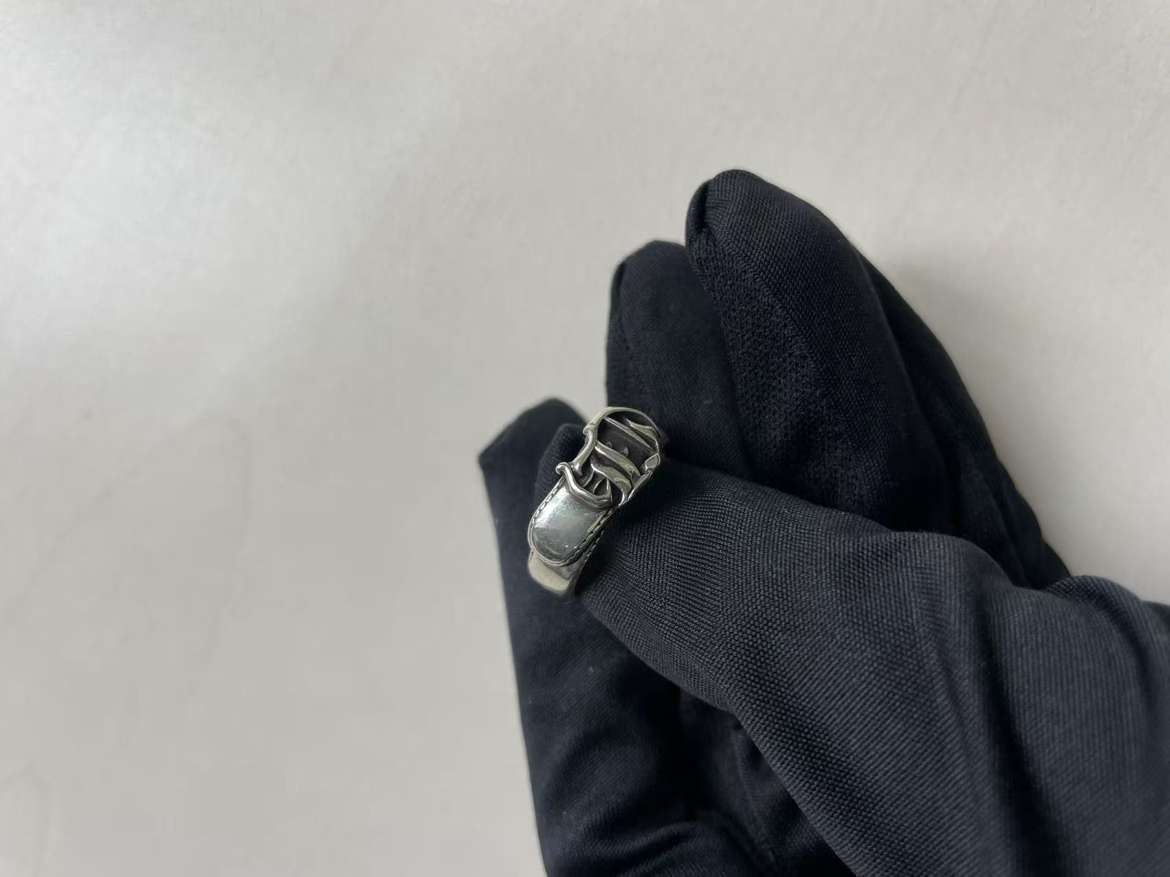 Chrome Hearts Chrome Hearts Silver CH Logo Belt Buckle Ring Size ONE SIZE - 5 Thumbnail