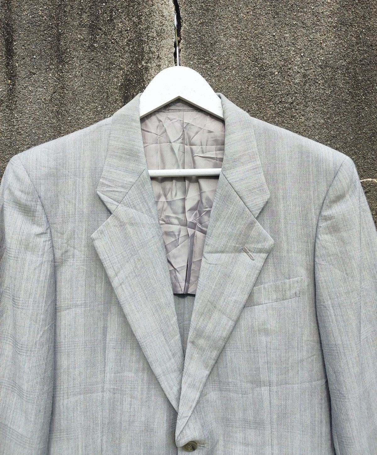 Pierre Cardin × Vintage Vintage Pierre Cardin Paris Light Grey Blazer (1980s) Size 38S - 2 Thumbnail