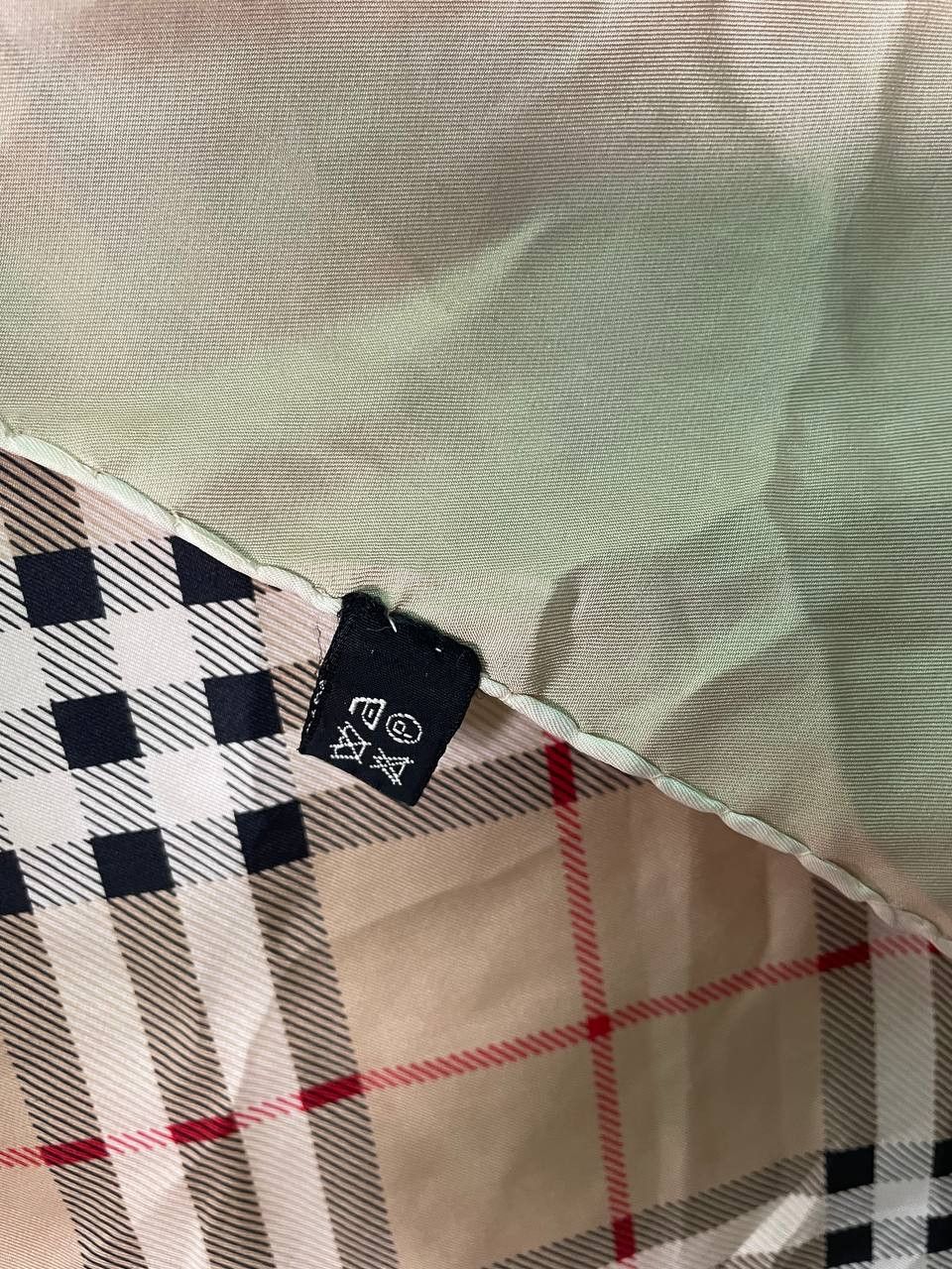 Burberry × Vintage BURBERRY VINTAGE NOVA CHECK SILK SCARF Size ONE SIZE - 4 Thumbnail