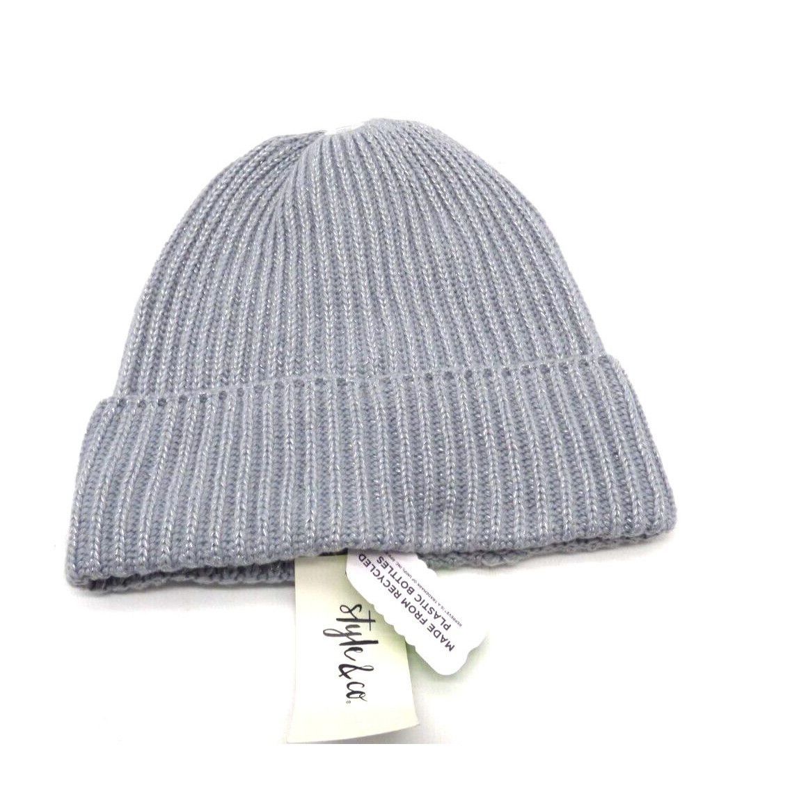 Other Style & Co Women's Solid Shine Cuff Beanie, and Tech-tip Gl Size ONE SIZE - 6 Thumbnail