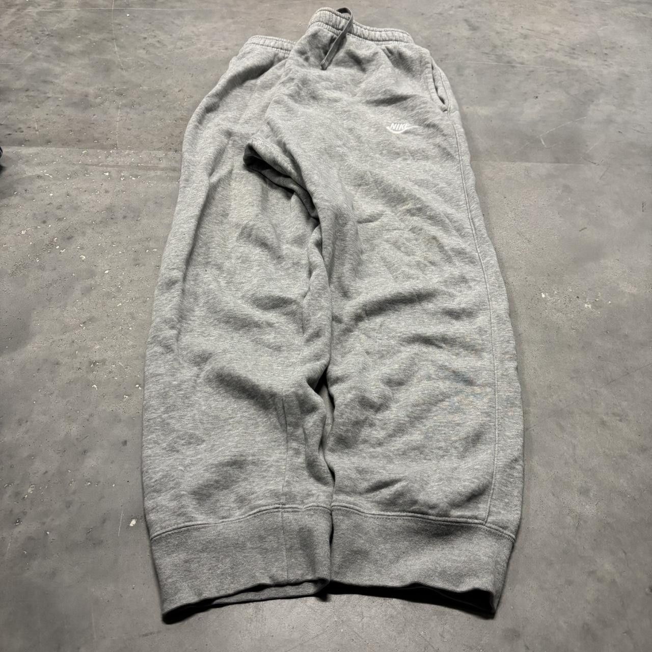 Nike × Vintage Crazy Vintage Y2K/2000s Light Grey Nike Streetwear Essential Sweatpants! Size US 32 / EU 48 - 3 Thumbnail