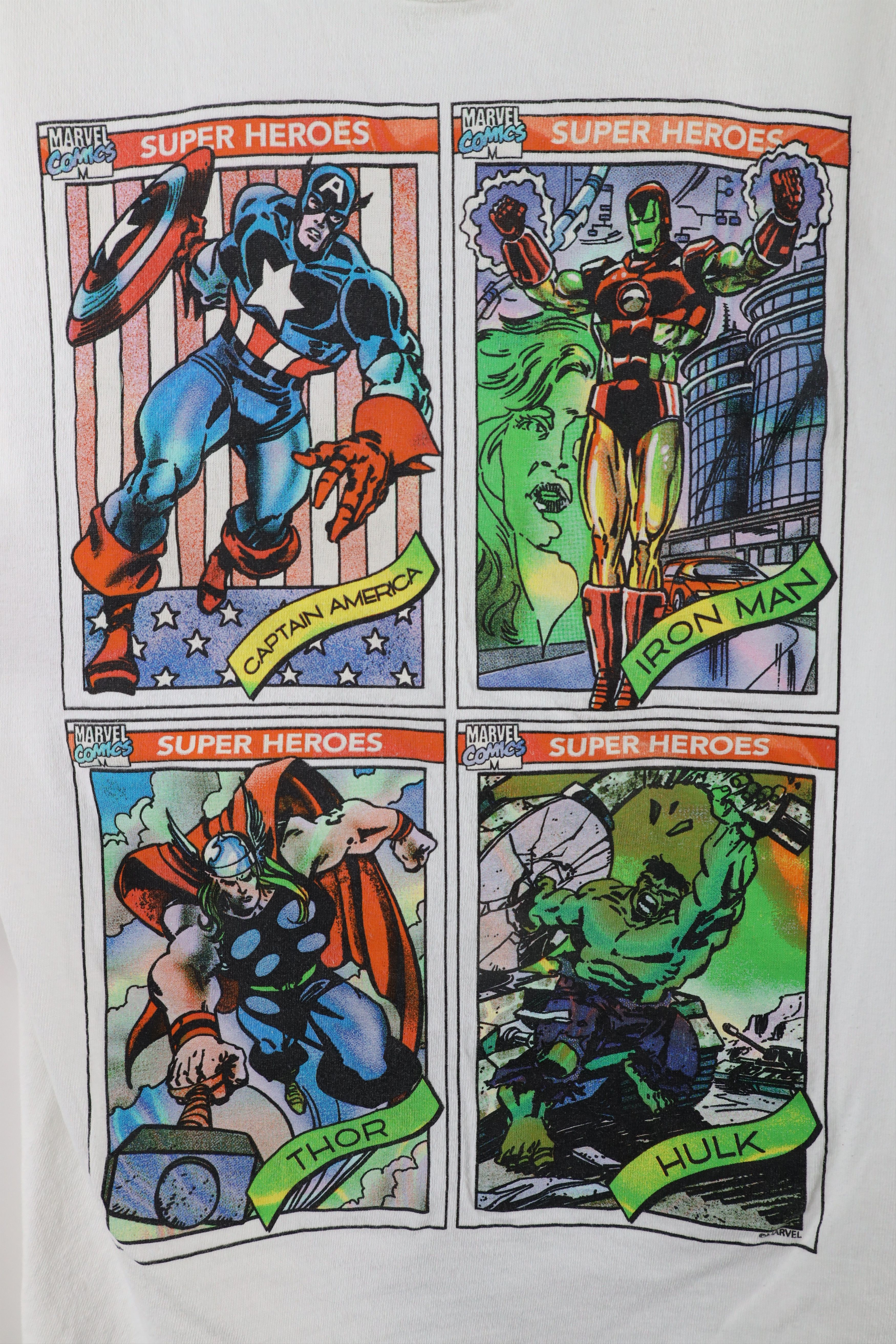 Vintage Retro Marvel Comics Super Heroes Short Sleeve T-Shirt Size US M / EU 48-50 / 2 - 4 Thumbnail